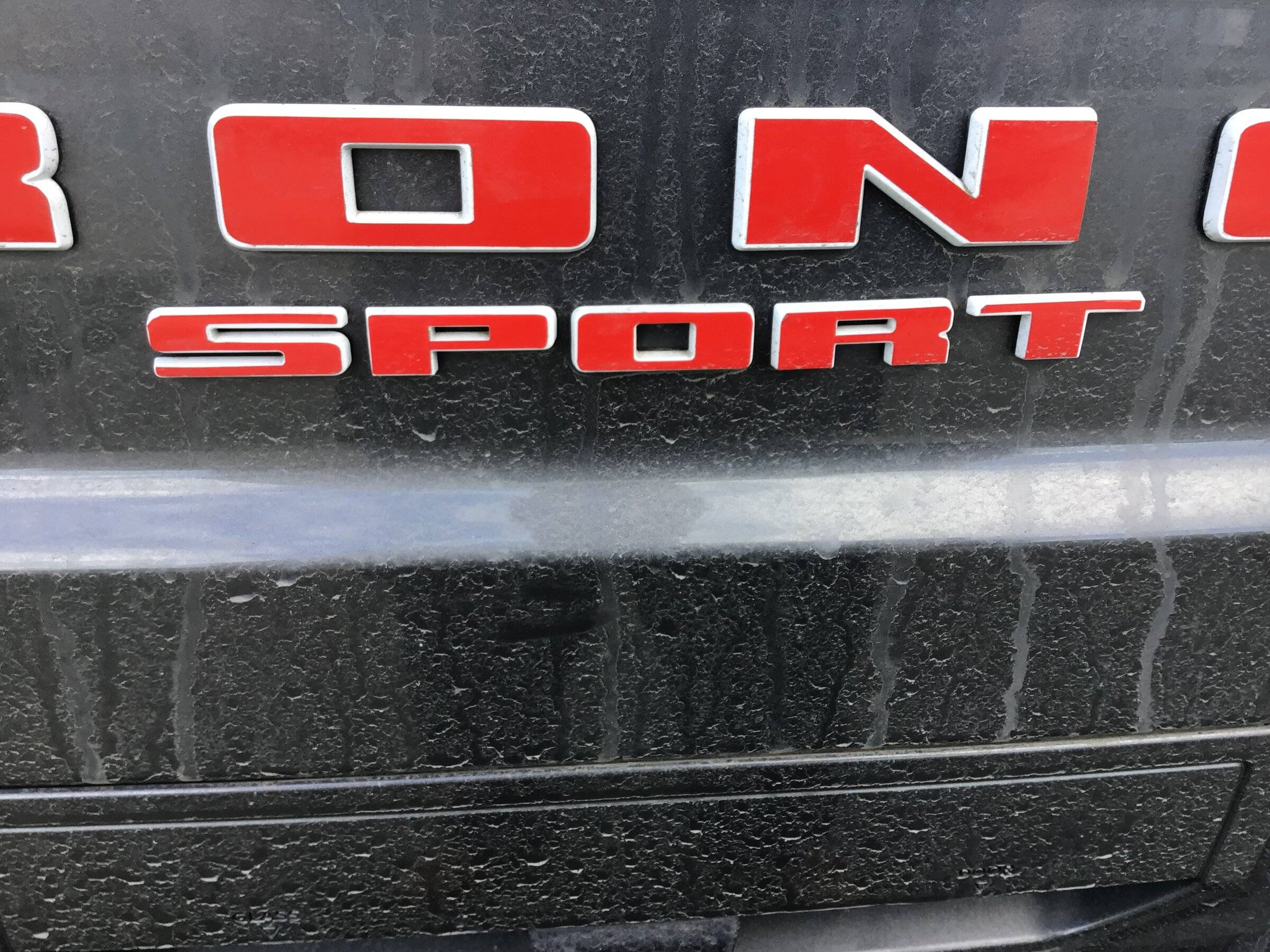 Ford Bronco Sport Vinyl letters overlay for the Front or back 1AE6A366-3939-441A-9548-CABCEB269950