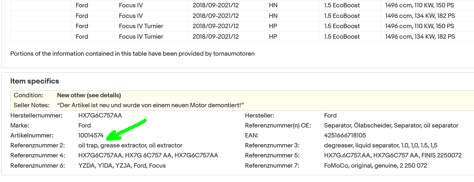 Ford Bronco Sport RECALL on oil separator 1648764995374