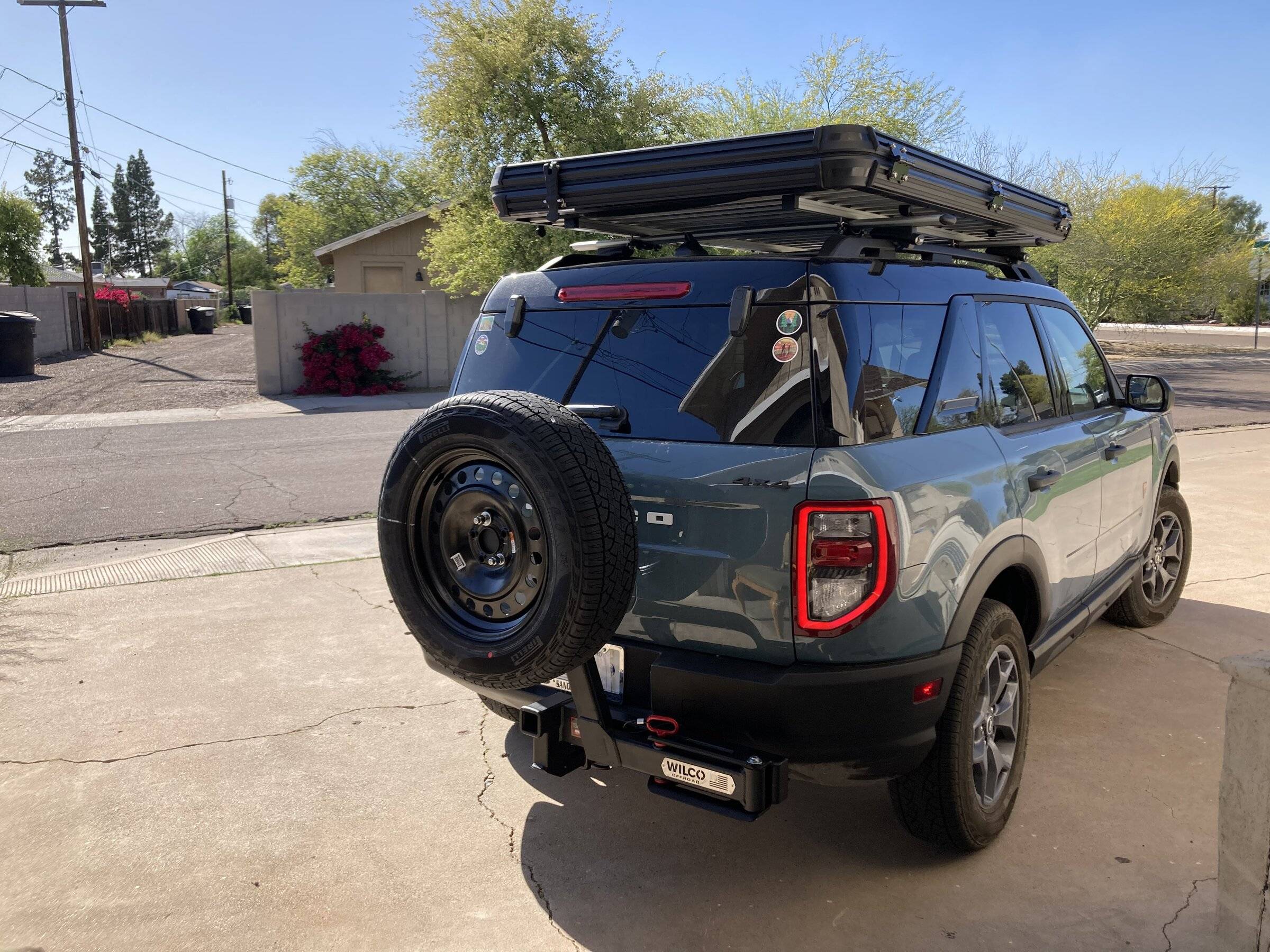 Ford Bronco Sport BS Badlands with Hardshell RTT & Hitchgate Solo Tire Carrier E642E696-A6BE-45DE-B50C-A4CF380F5206