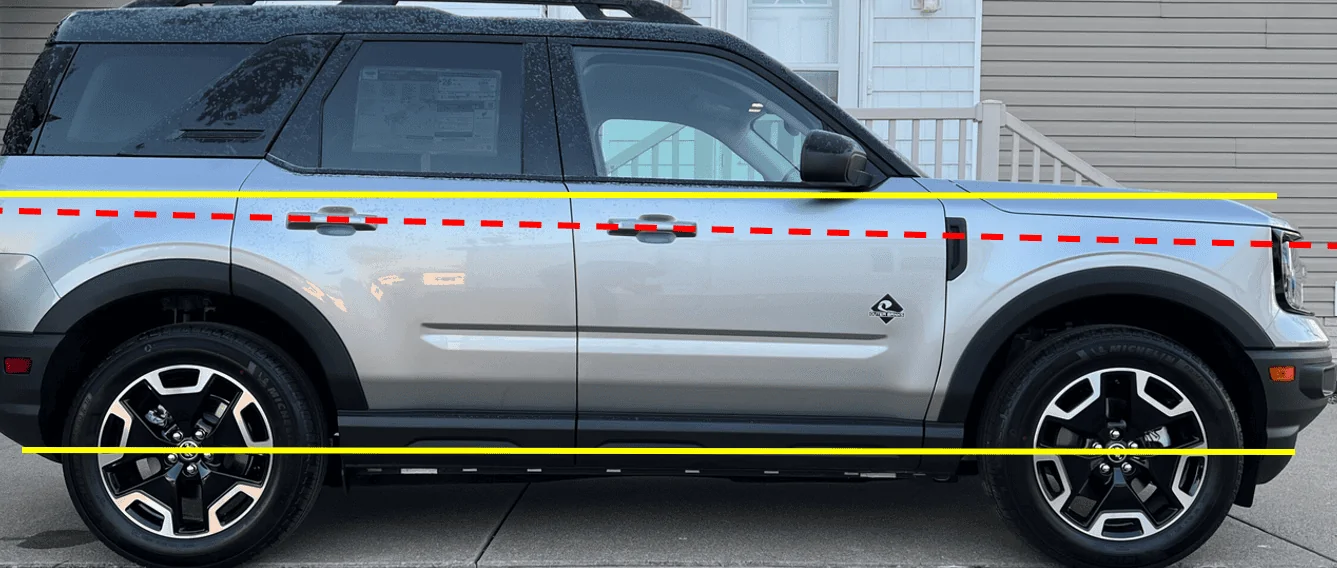 Ford Bronco Sport Leveling Kit - Increased ground clearance? 1649188048589