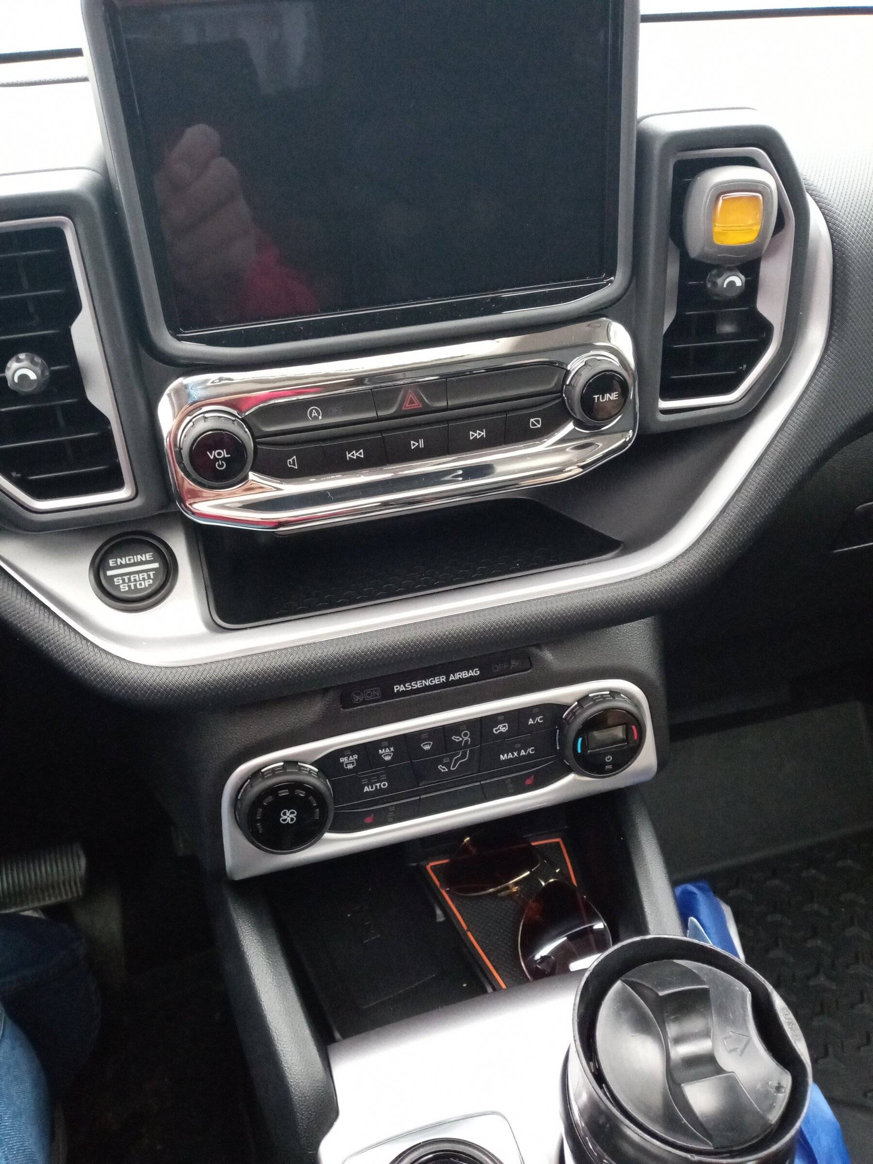 Ford Bronco Sport Matte silver dash trim IMG_20220406_105209