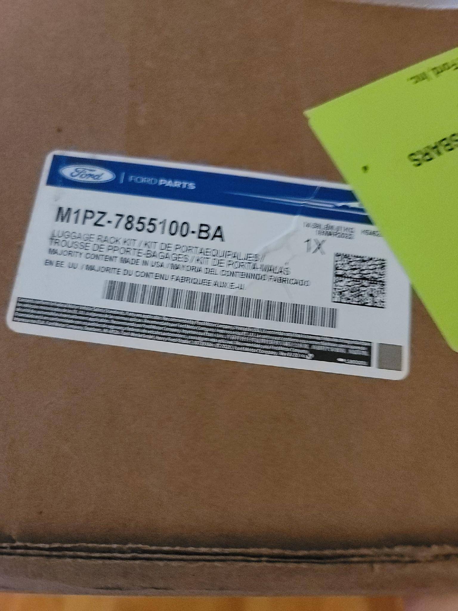 Ford Bronco Sport FS Badlands OEM Crossbars NIB image000001_20220411_183549