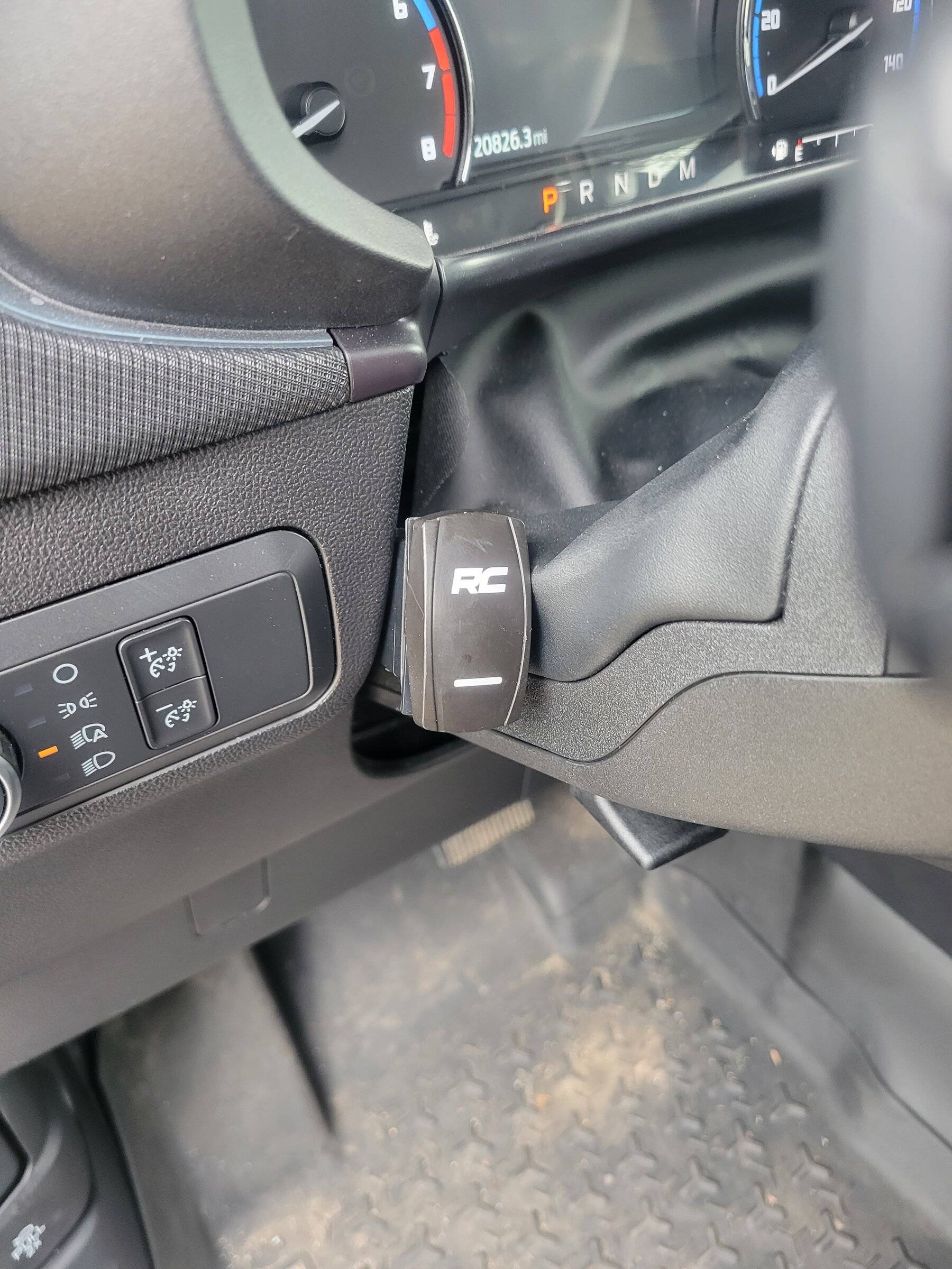 Ford Bronco Sport Rough Country ditch lights and Valkyrie off road ditch light brackets 20220416_102804