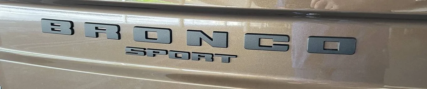 Ford Bronco Sport I hate the white letters! plastidi