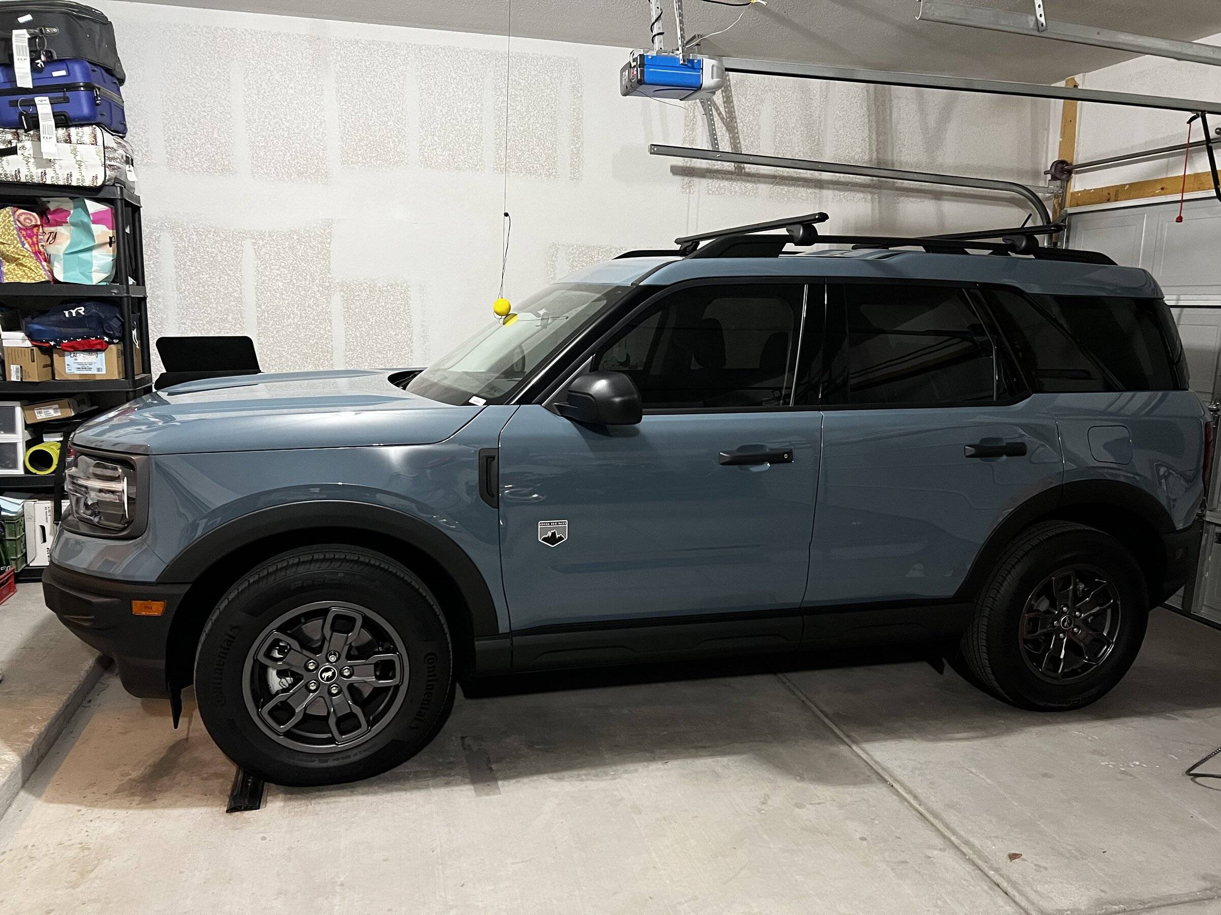 Ford Bronco Sport Lost in a sea of cross bars and roof racks. EF6C9398-17DE-4477-8AEA-F974B02B9B20