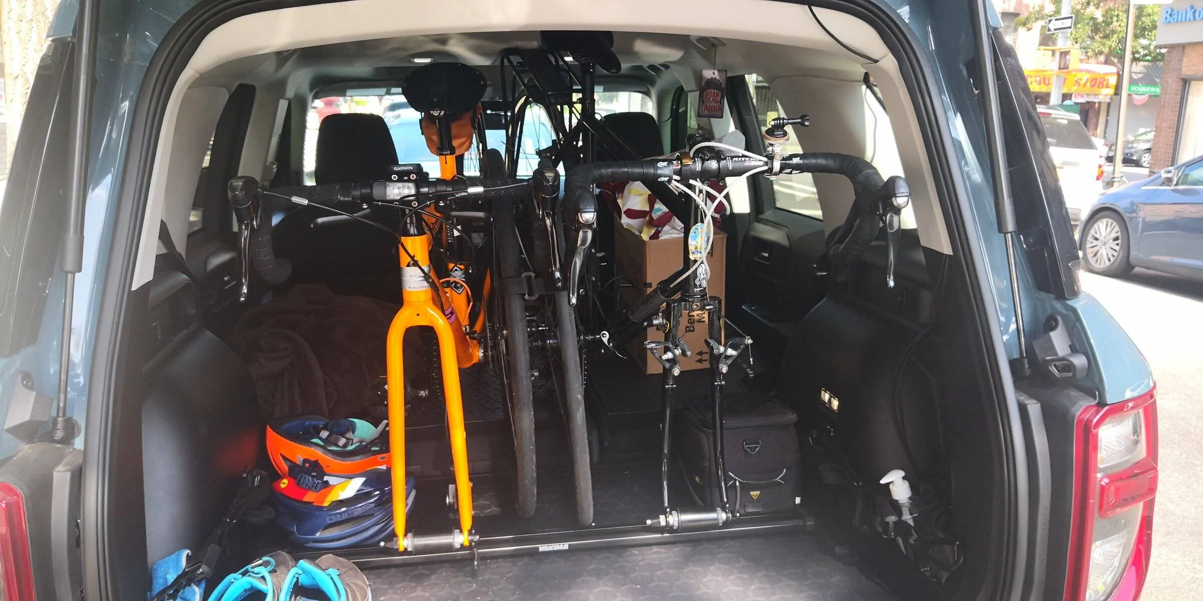 Ford Bronco Sport I do not recommend roof mounted bike racks. Hitch mounted rack is the way to go. IMG_20210801_095128