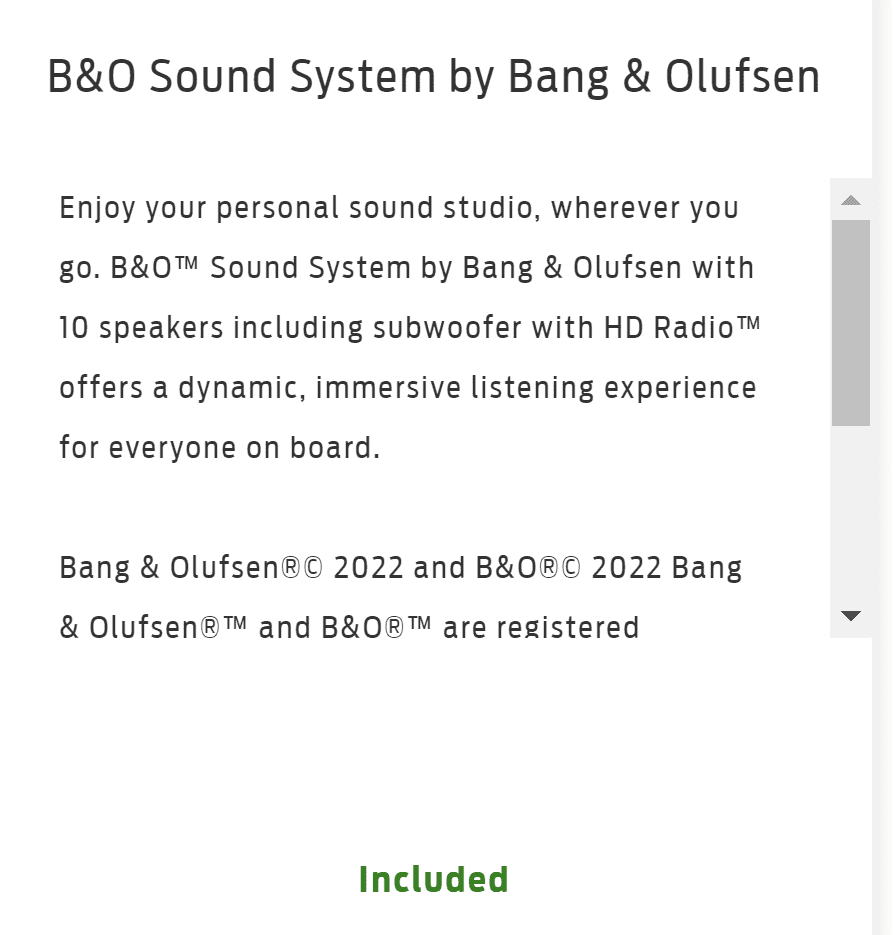 Ford Bronco Sport B&O How Many Speakers in the BL? 1650498629759