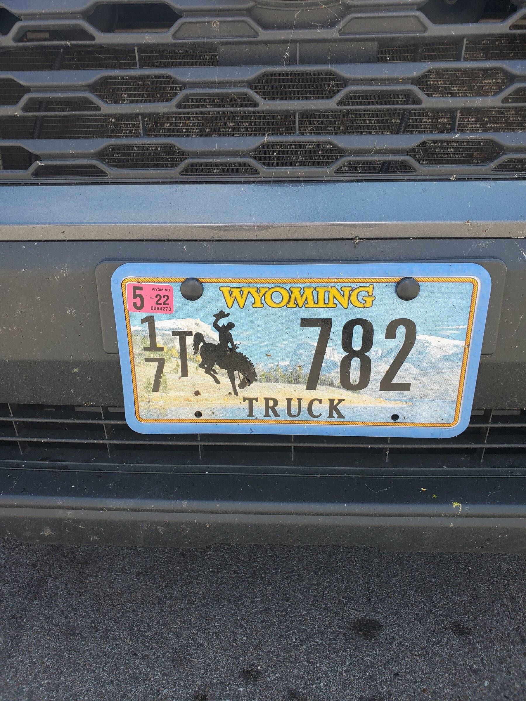 Ford Bronco Sport Anyone put a custom plate on there BS 20210627_101525