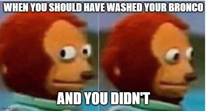 Ford Bronco Sport Who washed their bronco sport today ?? 6do3bj