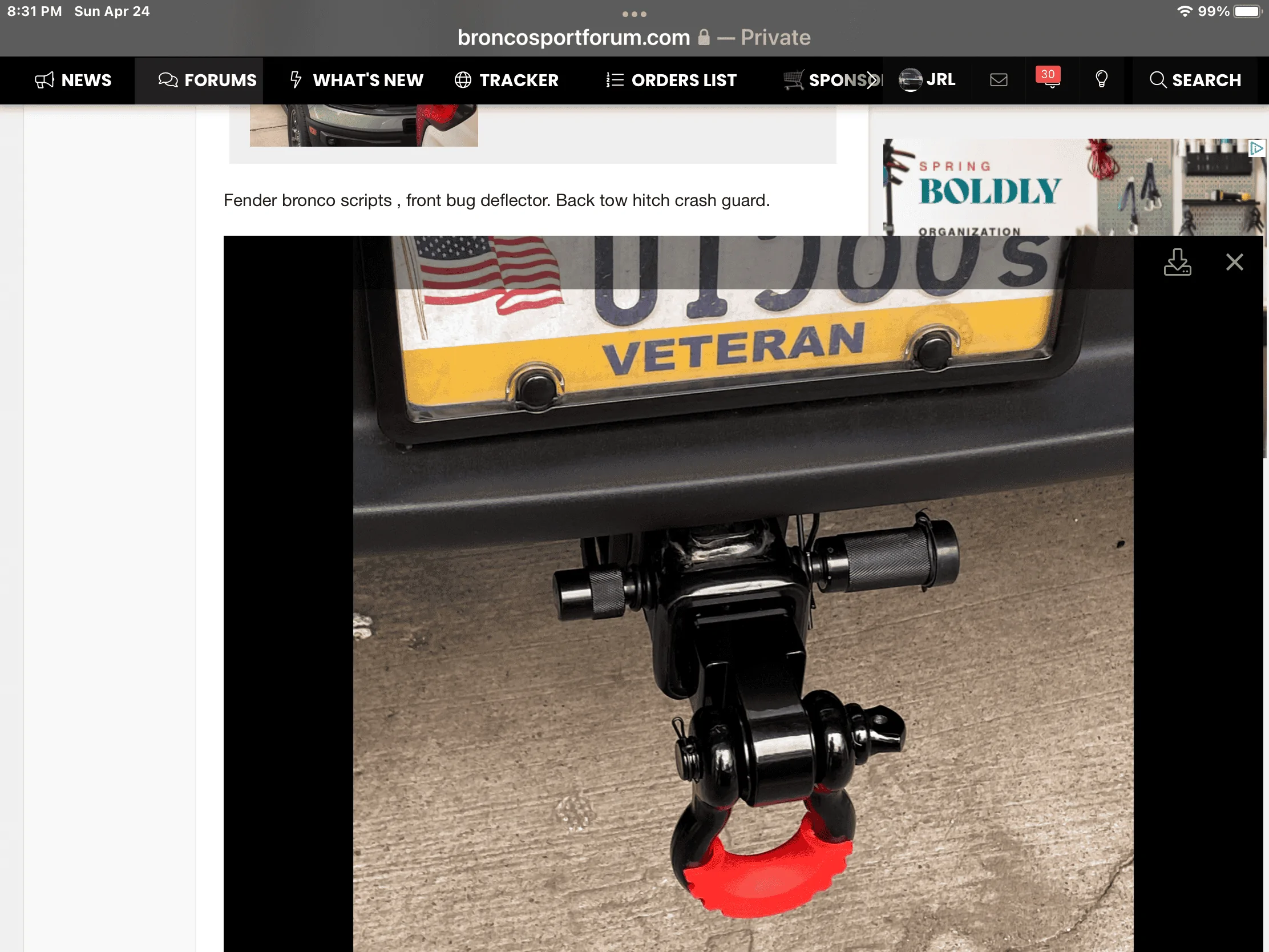 Ford Bronco Sport Ford Factory Hitch & Yakima Cargo Basket Installed 37E2EA9F-1D46-46DB-A968-1C054B8FCBF4