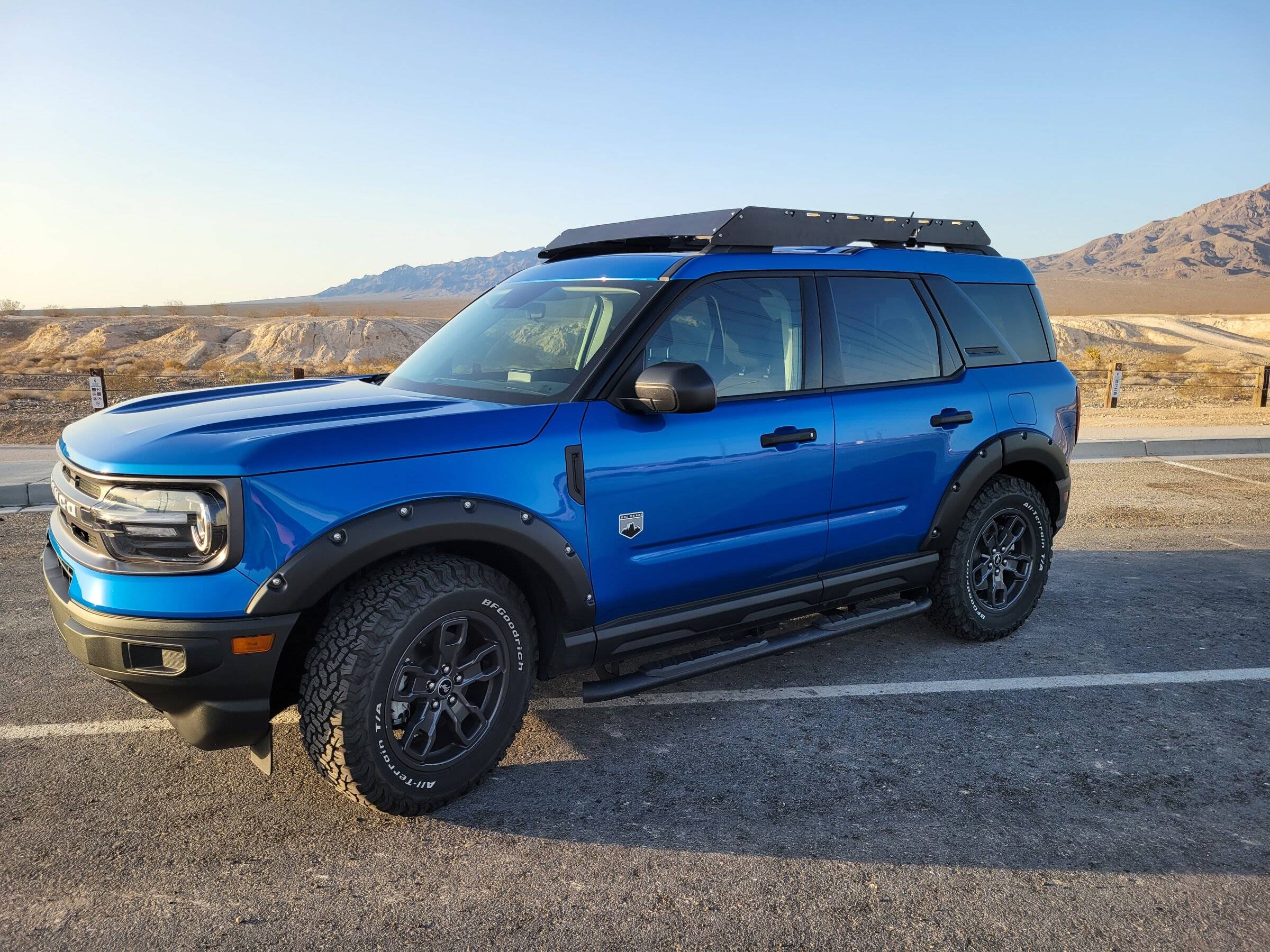 Ford Bronco Sport Yucca Mfg Roof rack installed - pics 20220424_182550