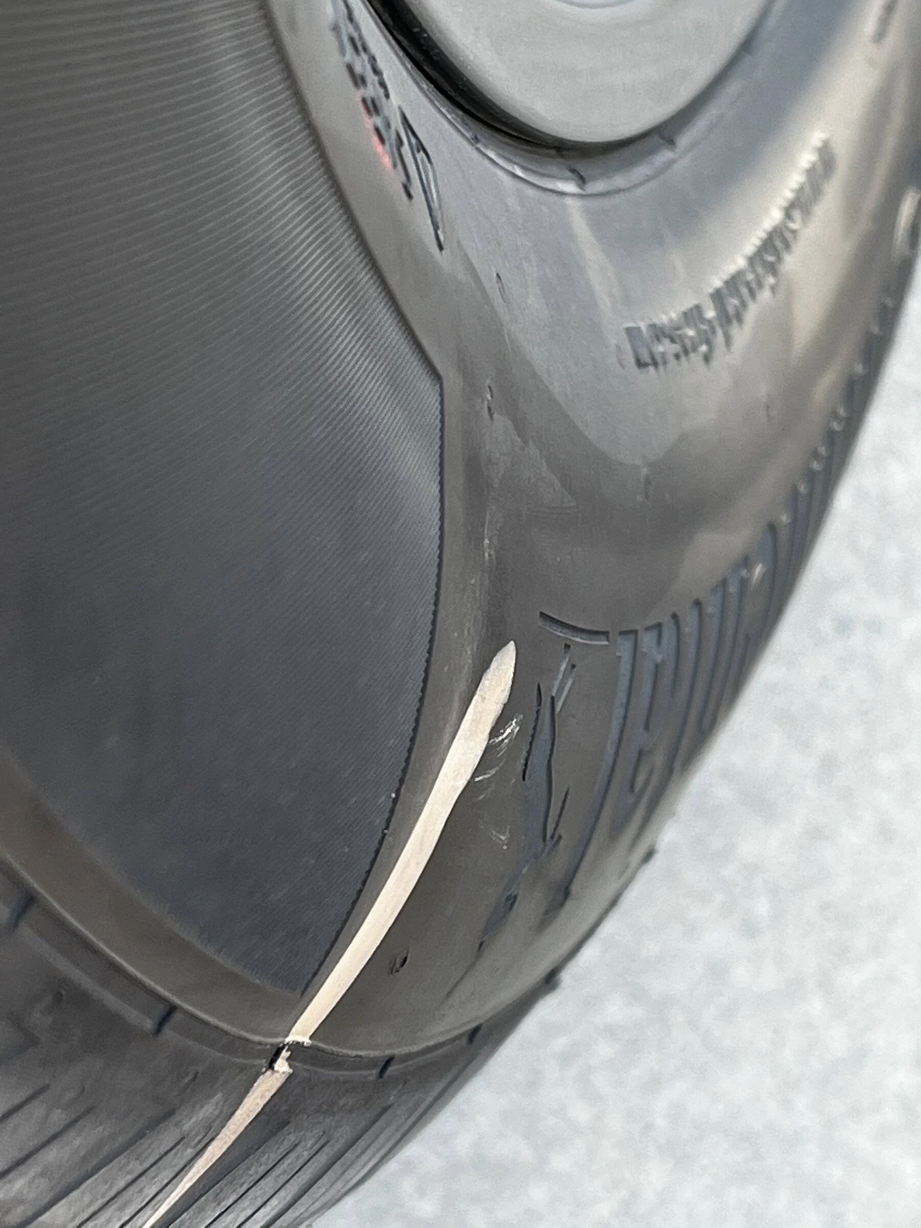 Ford Bronco Sport Does everyones continental tires have indents or bubbles 0AD247EC-28EC-4274-95CE-7002DCE2D310