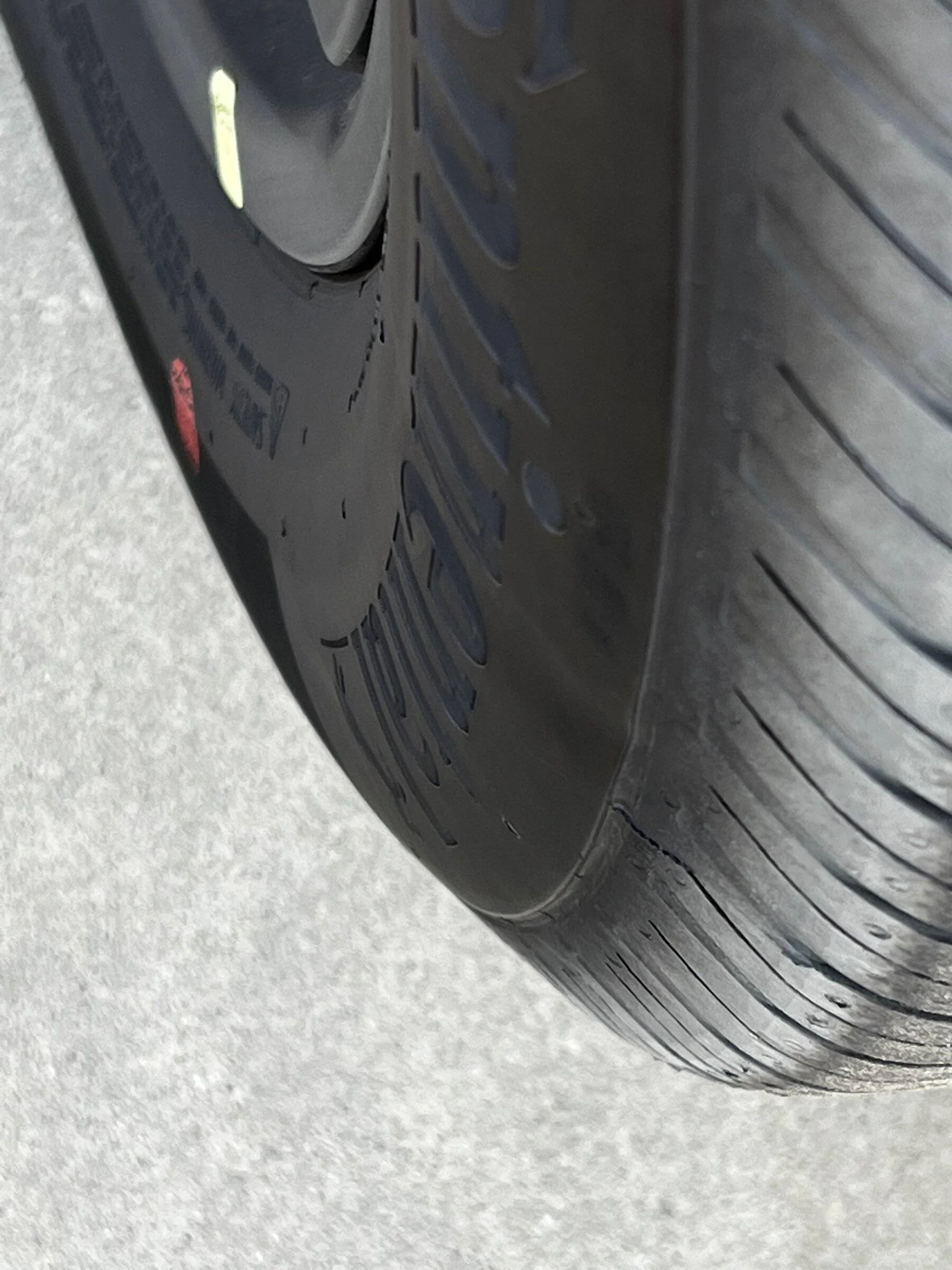 Ford Bronco Sport Does everyones continental tires have indents or bubbles 5D2BEFE7-E321-41B3-9AA7-04F12E736CA2