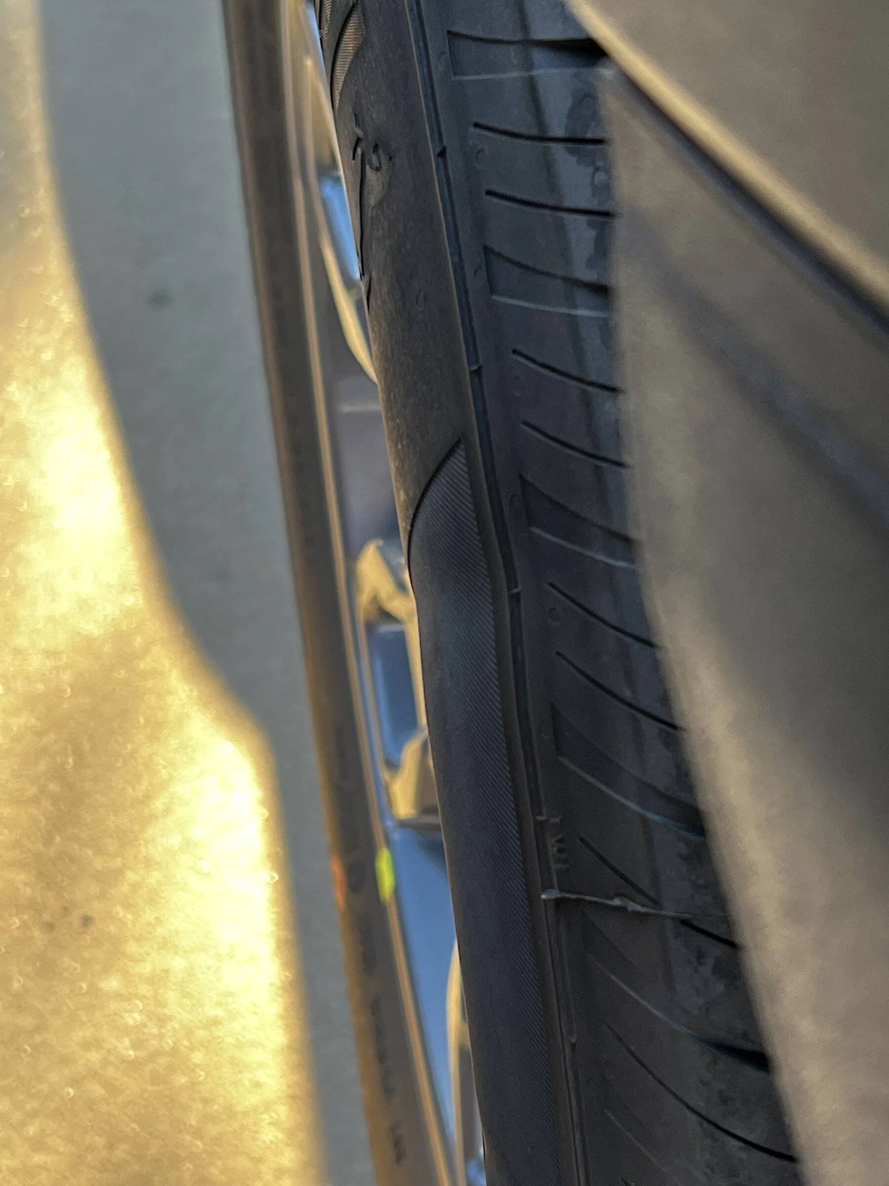 Ford Bronco Sport Does everyones continental tires have indents or bubbles F8AA0B2A-22F1-4BF5-8AF4-5A3A8F48DC23