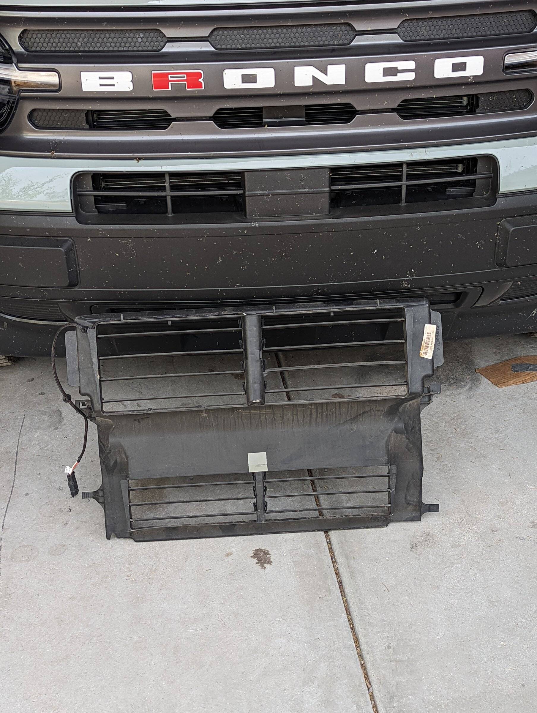 Ford Bronco Sport Active Grille Shutters on BS PXL_20220426_001447486