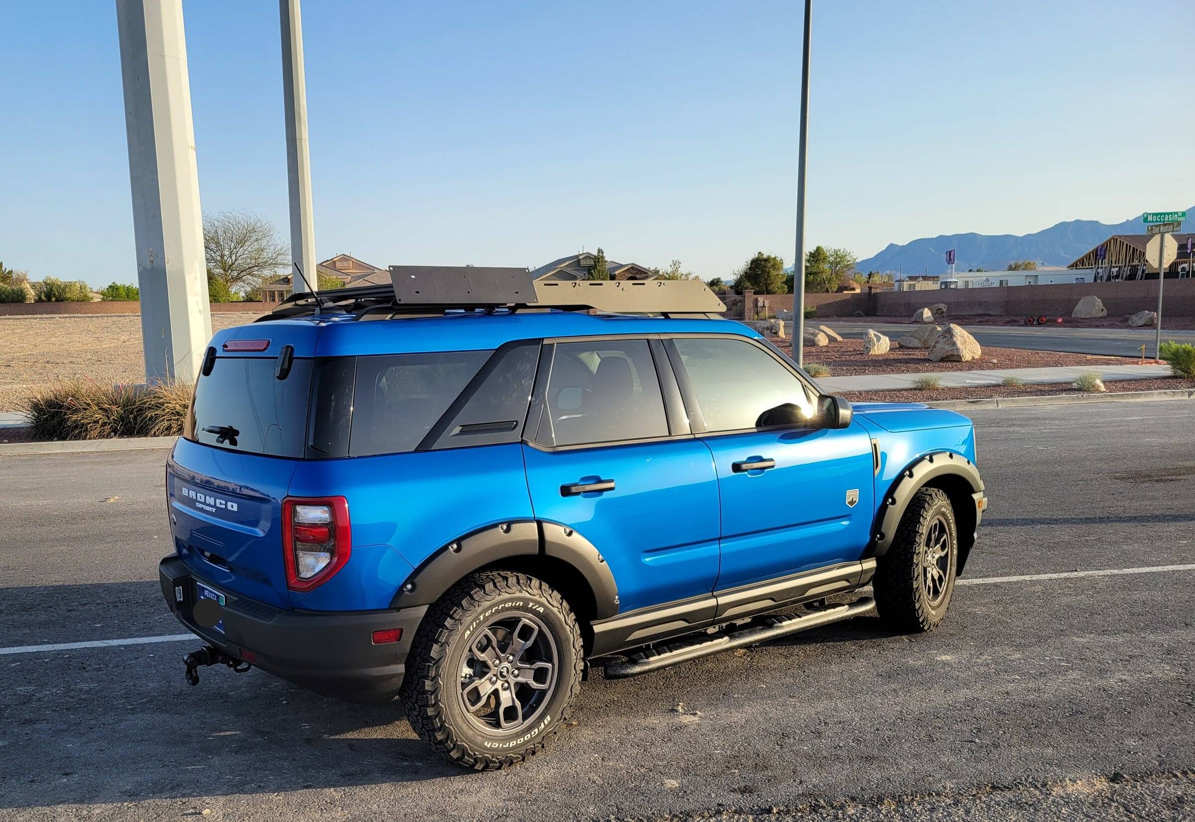 Ford Bronco Sport YuccaMFG Roof Rack installed 20220424_182439