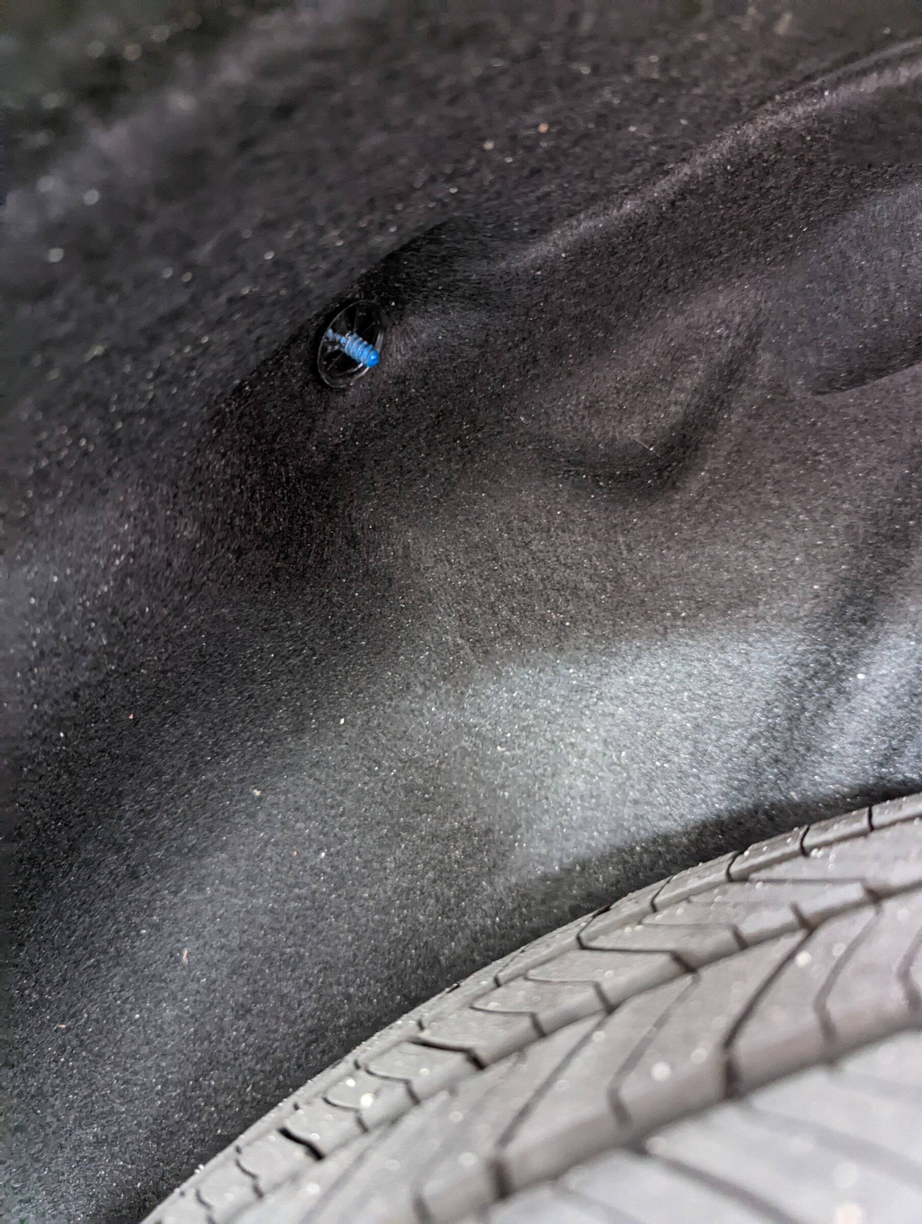 Ford Bronco Sport Bolt/Screw cover missing from rear tire well? PXL_20220501_224126948