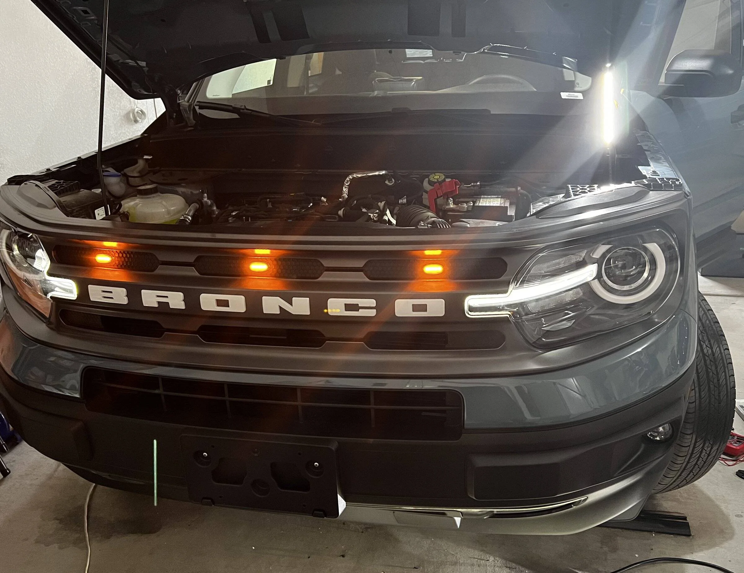 Ford Bronco Sport Raptor grill accent lights ED3EE127-ED87-43B3-9BC6-056E68DE0AE6