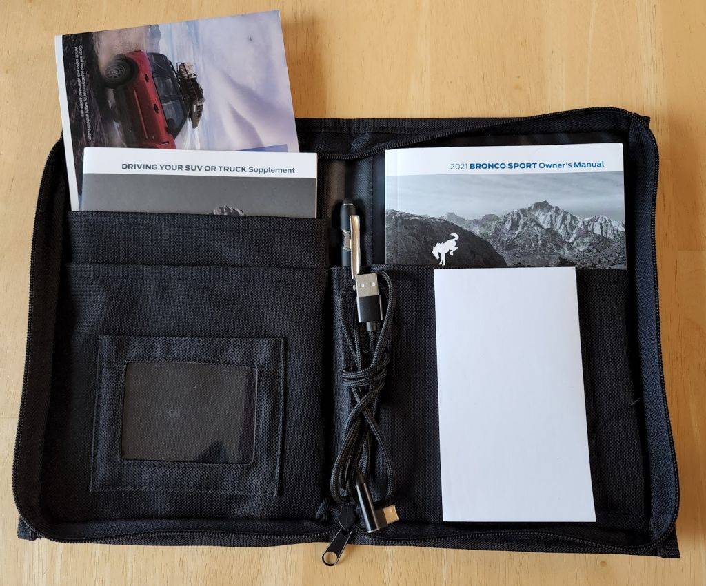 Ford Bronco Sport What did you do TO your Bronco Sport today? ManualFolioOpen