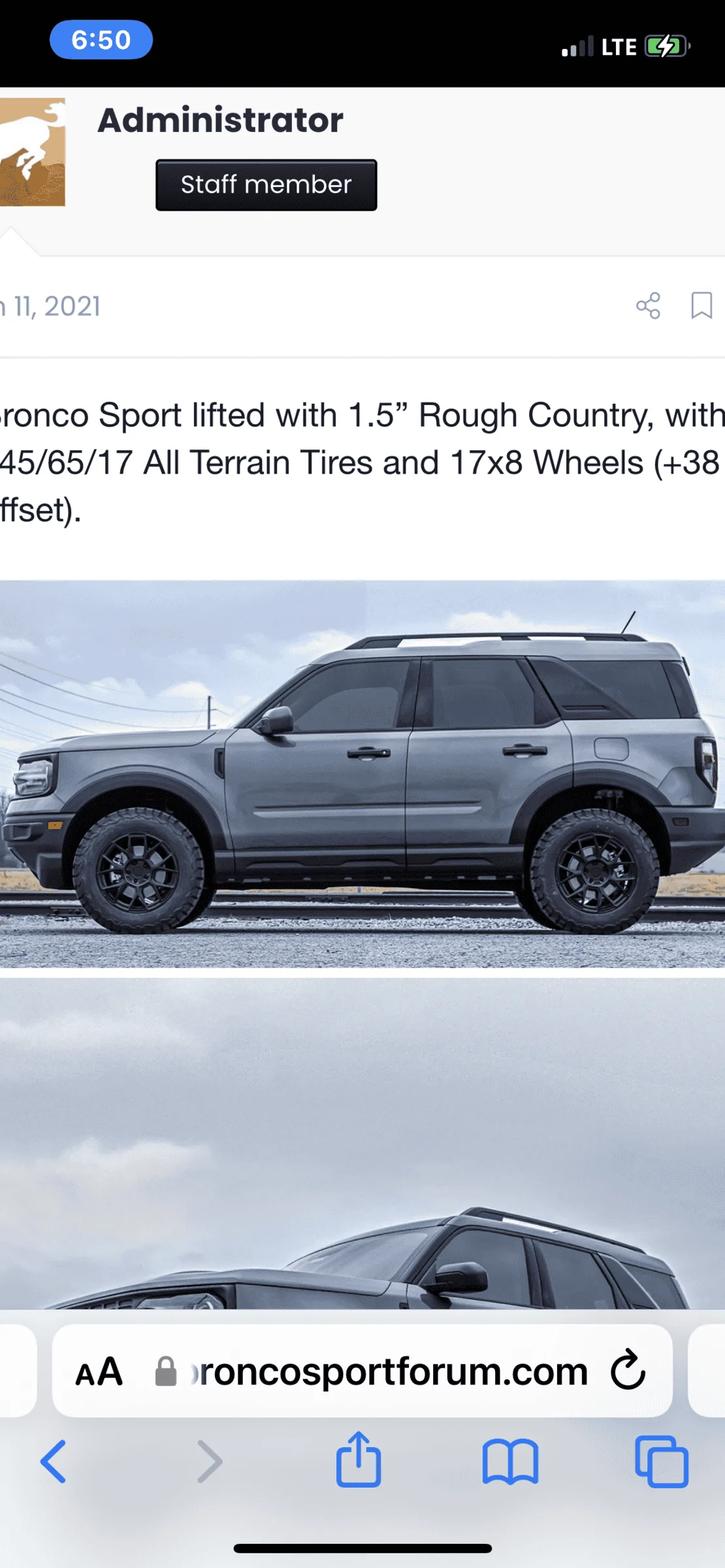 Ford Bronco Sport Let’s see your aftermarket black wheels.. A3E90701-7CA1-42AF-A4AA-B6E012E65546