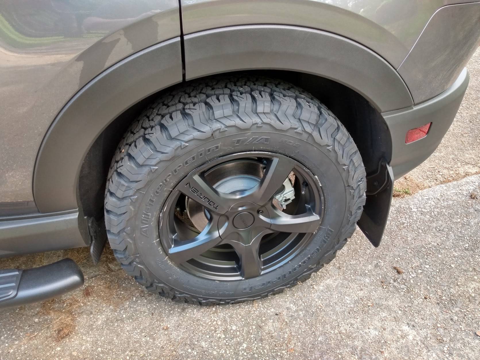 Ford Bronco Sport Let’s see your aftermarket black wheels.. wheels3