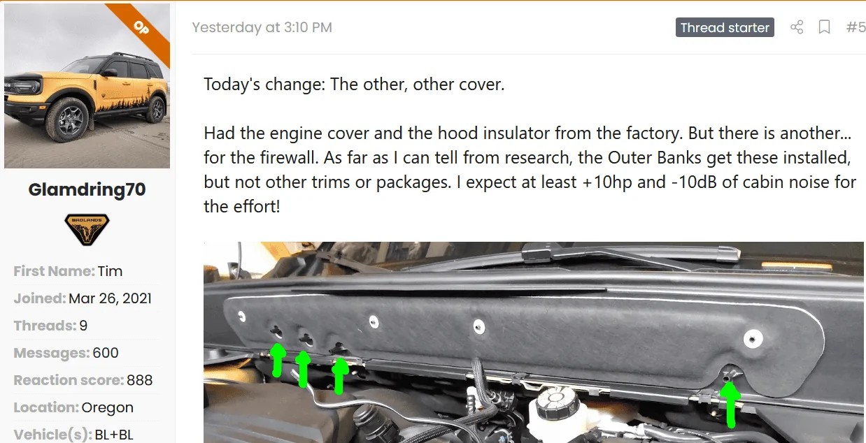 Ford Bronco Sport What did you do TO your Bronco Sport today? 1651859901941
