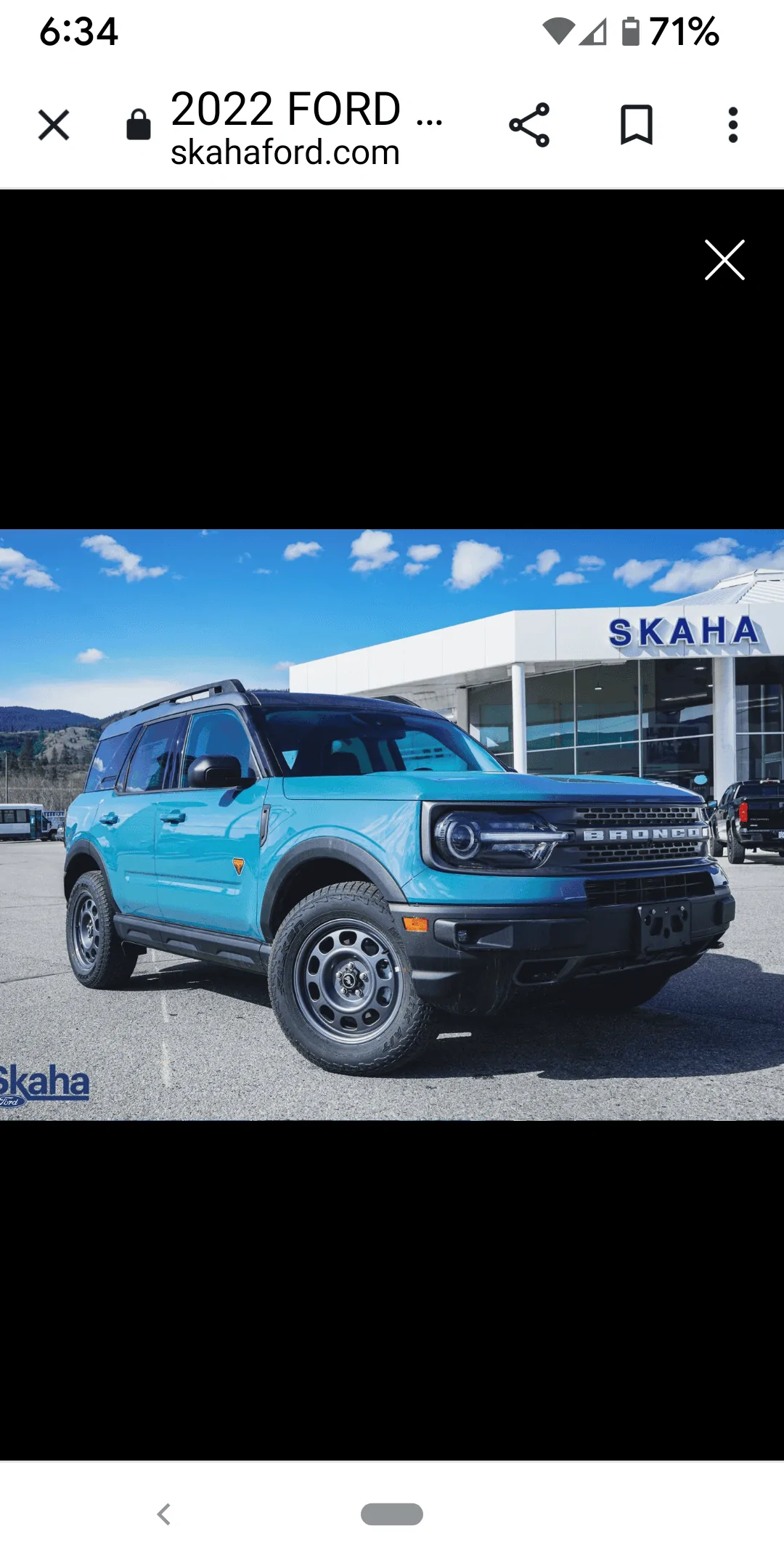 Ford Bronco Sport 17 inch optional wheels Screenshot_20220422-183459