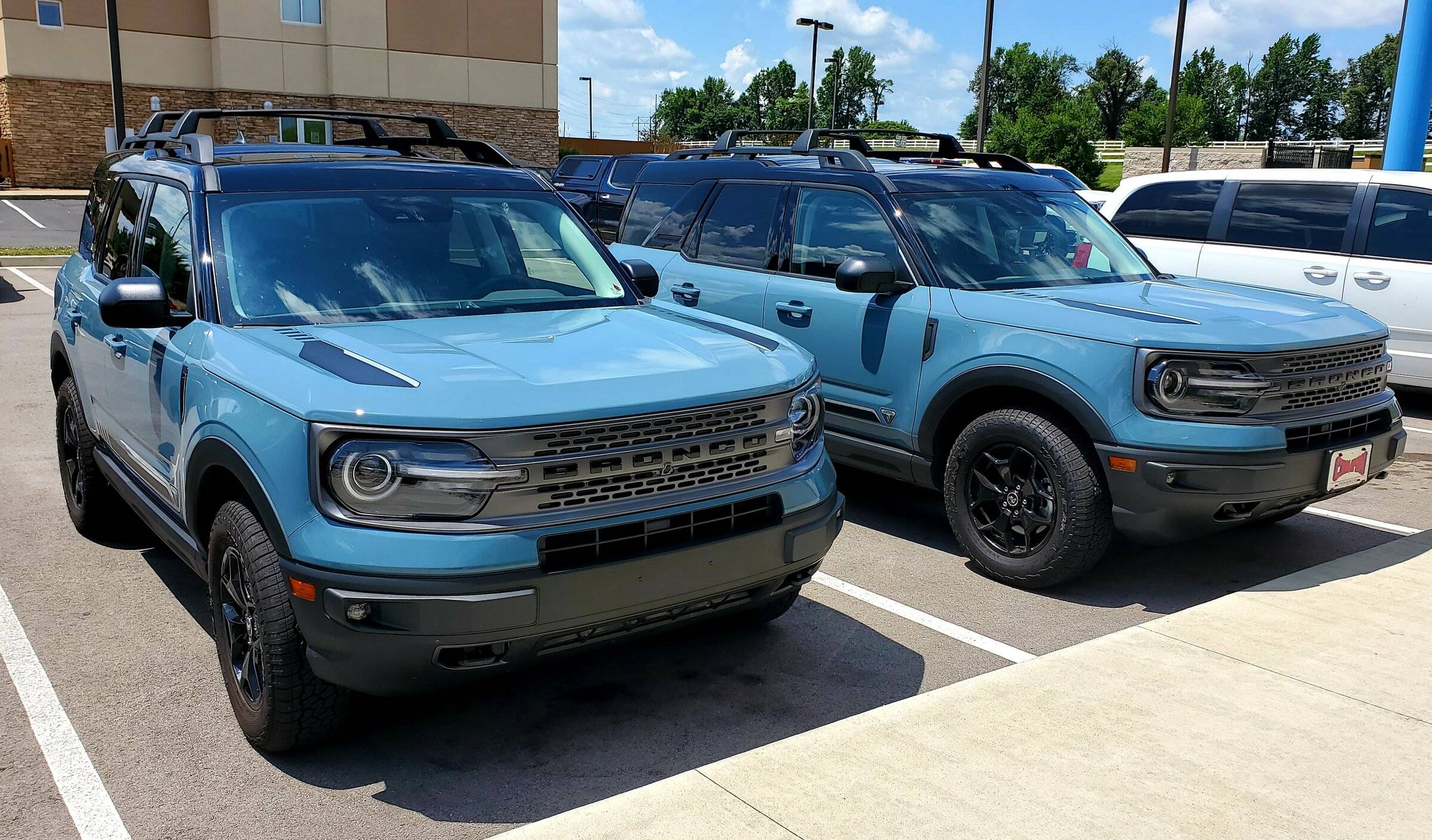 Ford Bronco Sport Do you park beside other BS at the grocery store, mall etc. ? Or is it weird? 20210627_113312