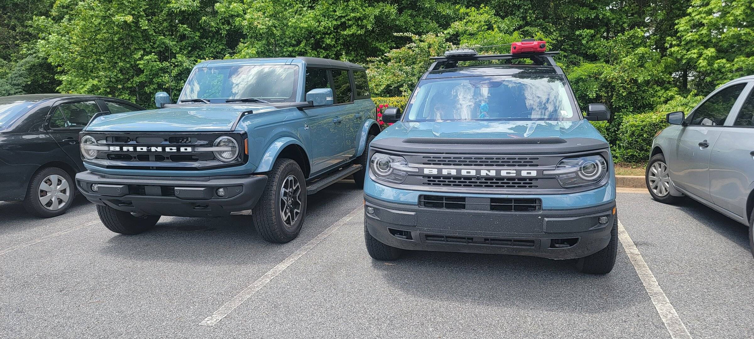 Ford Bronco Sport FlatOut Suspension ordered & Installed 20220430_132227