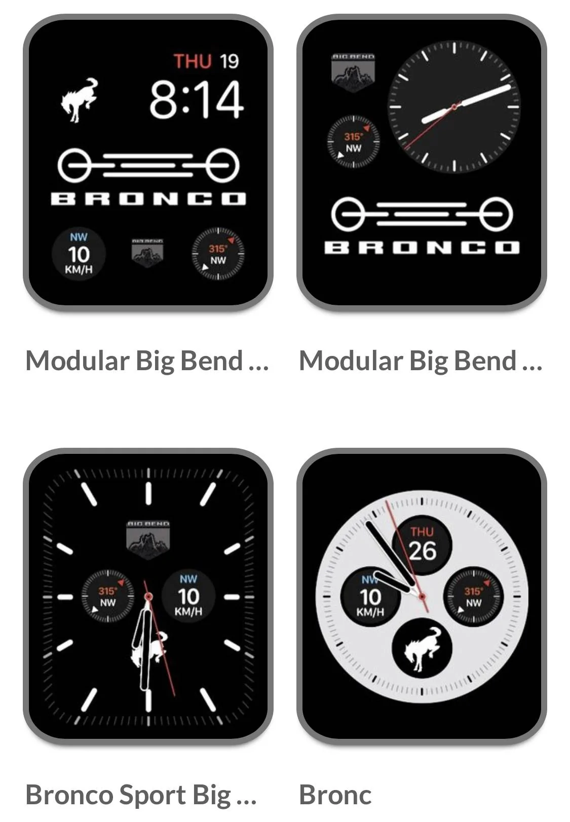 Ford Bronco Sport Bronco Apple Watch Faces 161EC105-CC8B-4D06-8016-F1D5562DF35E