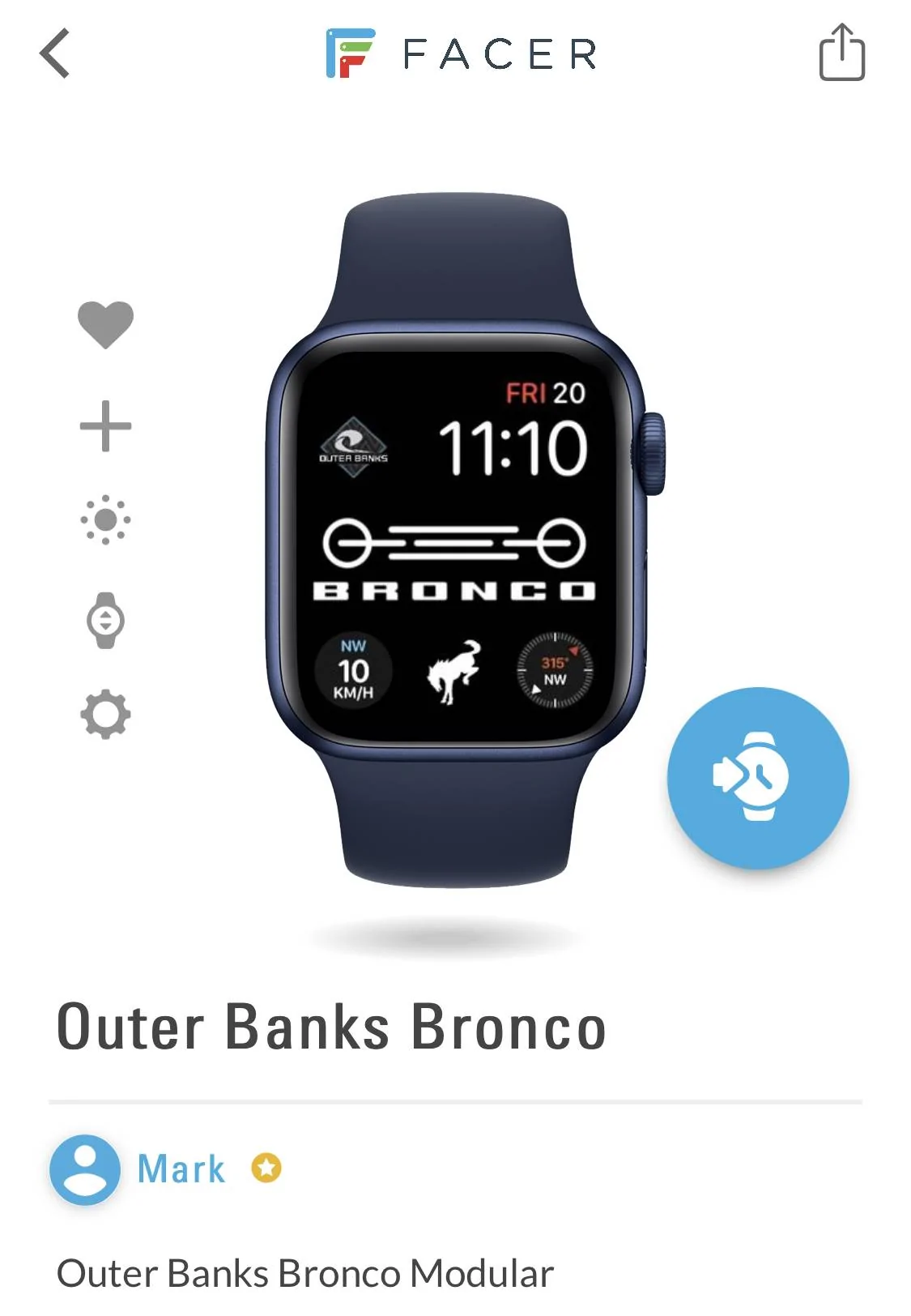 Ford Bronco Sport Bronco Apple Watch Faces 443879CE-1076-4664-A27E-5A19A0F8B8F1