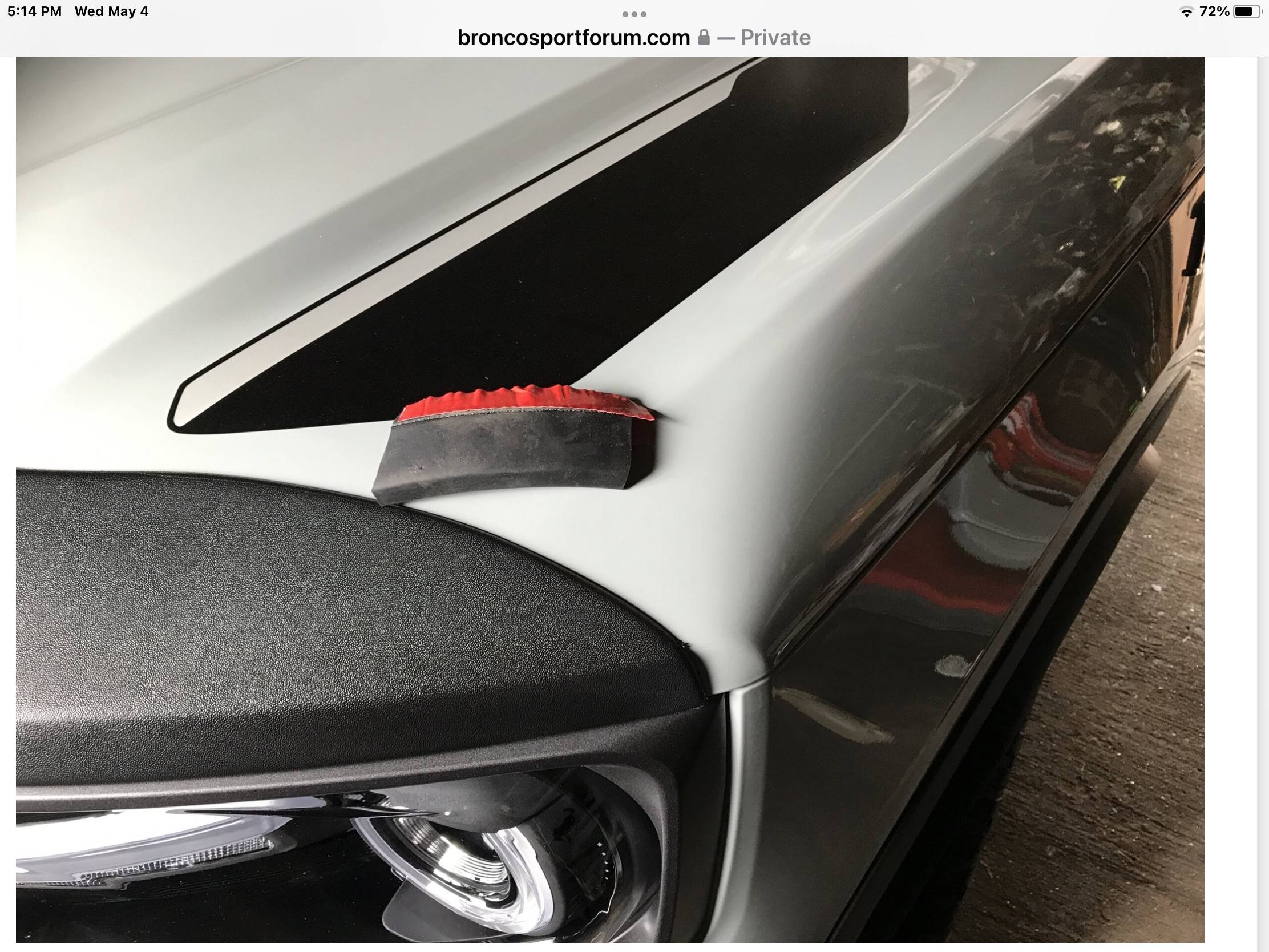 Ford Bronco Sport Possible to get square shaped fenders like this? 4F5F025E-2F6B-4CB5-B4F5-9F1721042502