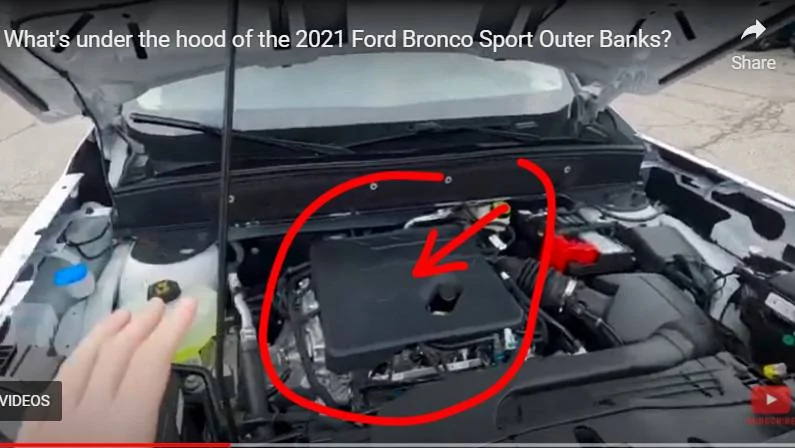 Ford Bronco Sport 1.5 L Engine cover installation Screenshot 2021-12-06 095537