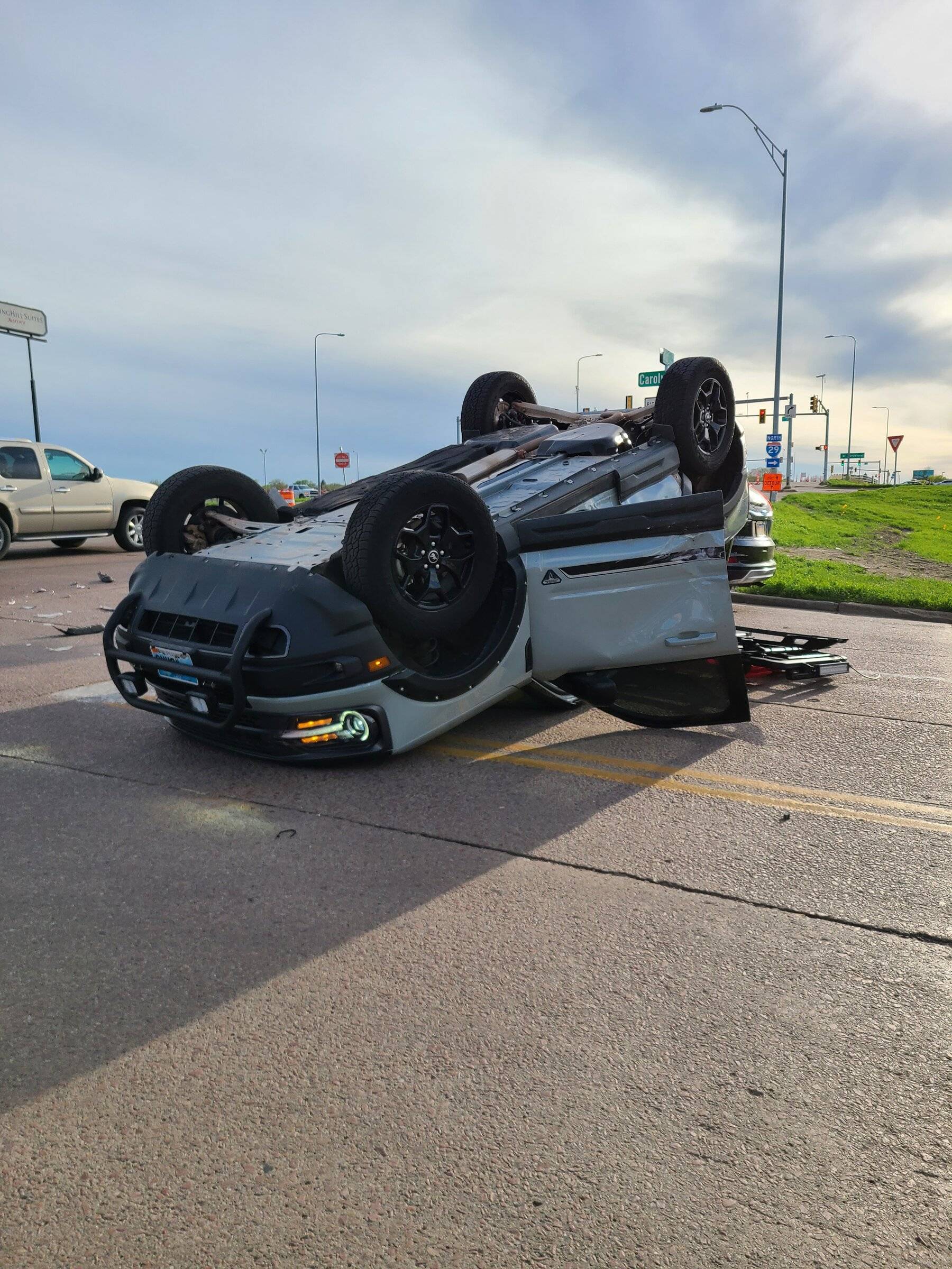 Ford Bronco Sport Well it's been fun but all good things unfortunately come to an end... Bronco Sport overturned 20220514_190415
