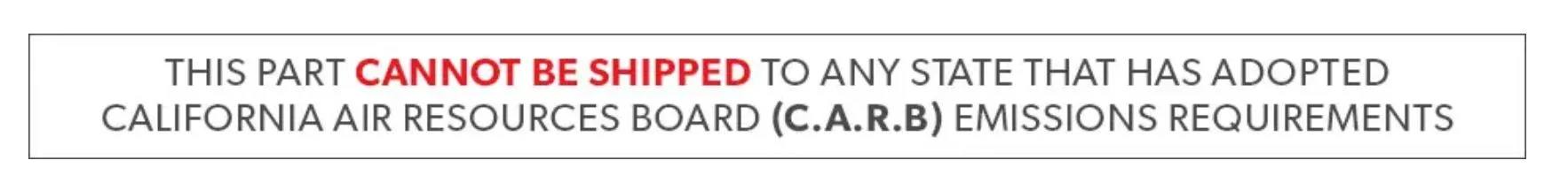 Ford Bronco Sport Cold air intake for 2.0L CARBWarning