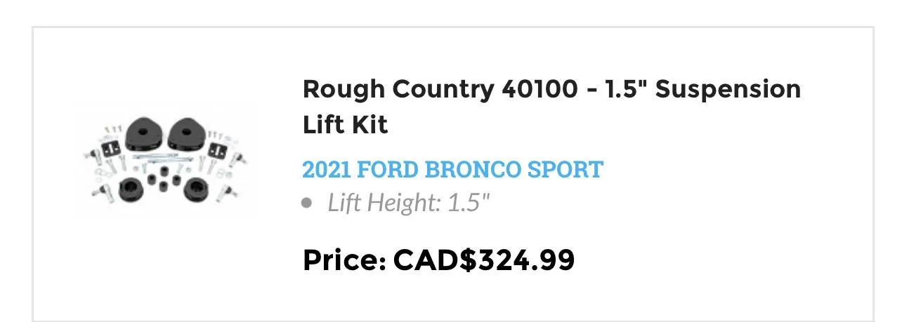 Ford Bronco Sport Rough Country 1.5” lift kit installed - questions 8C48AC88-FC59-4C31-9CB4-16E32890C6B0