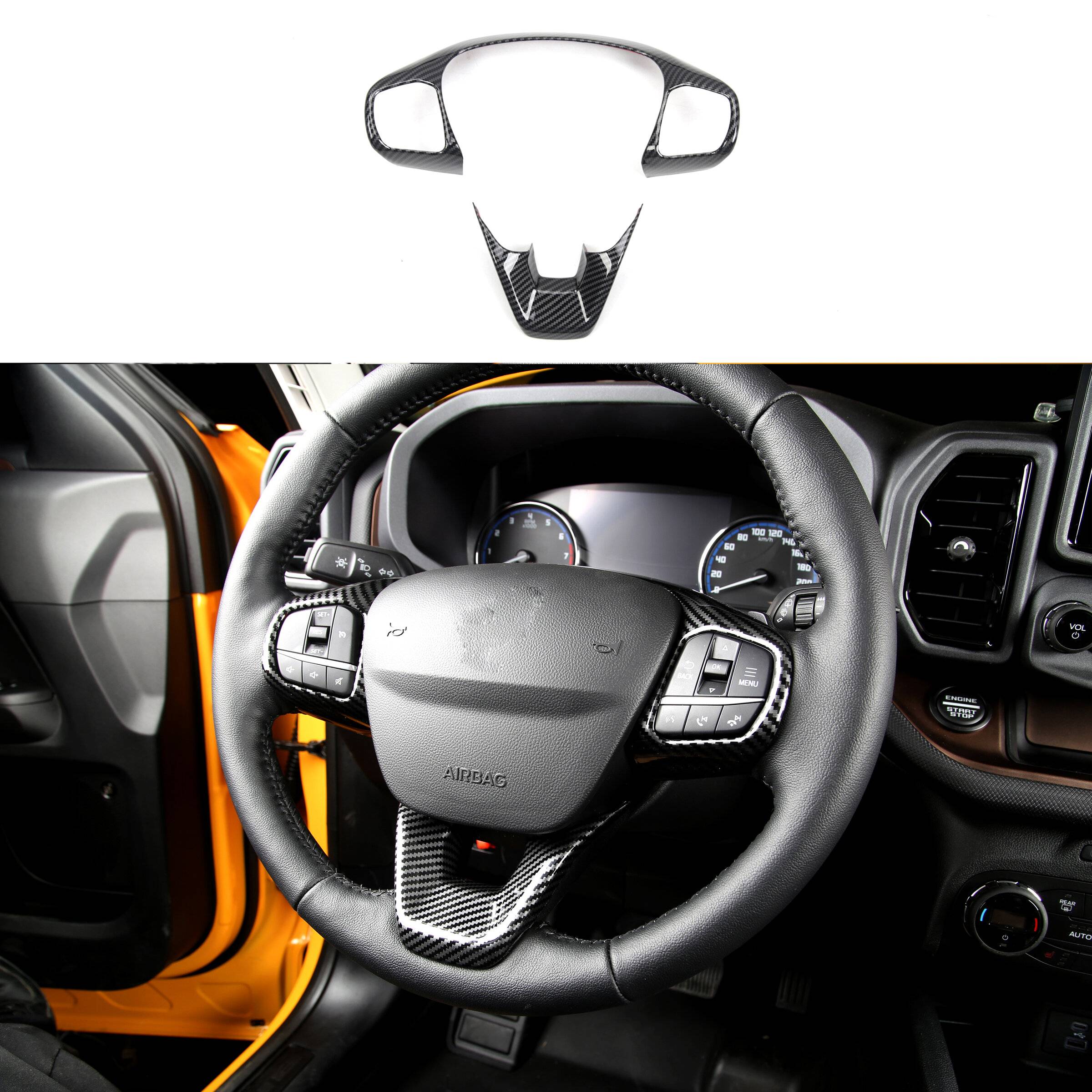 Ford Bronco Sport Rofitds®--Bronco Sport accessories list (continuously updated...) 方向盘亮片主图   亮面