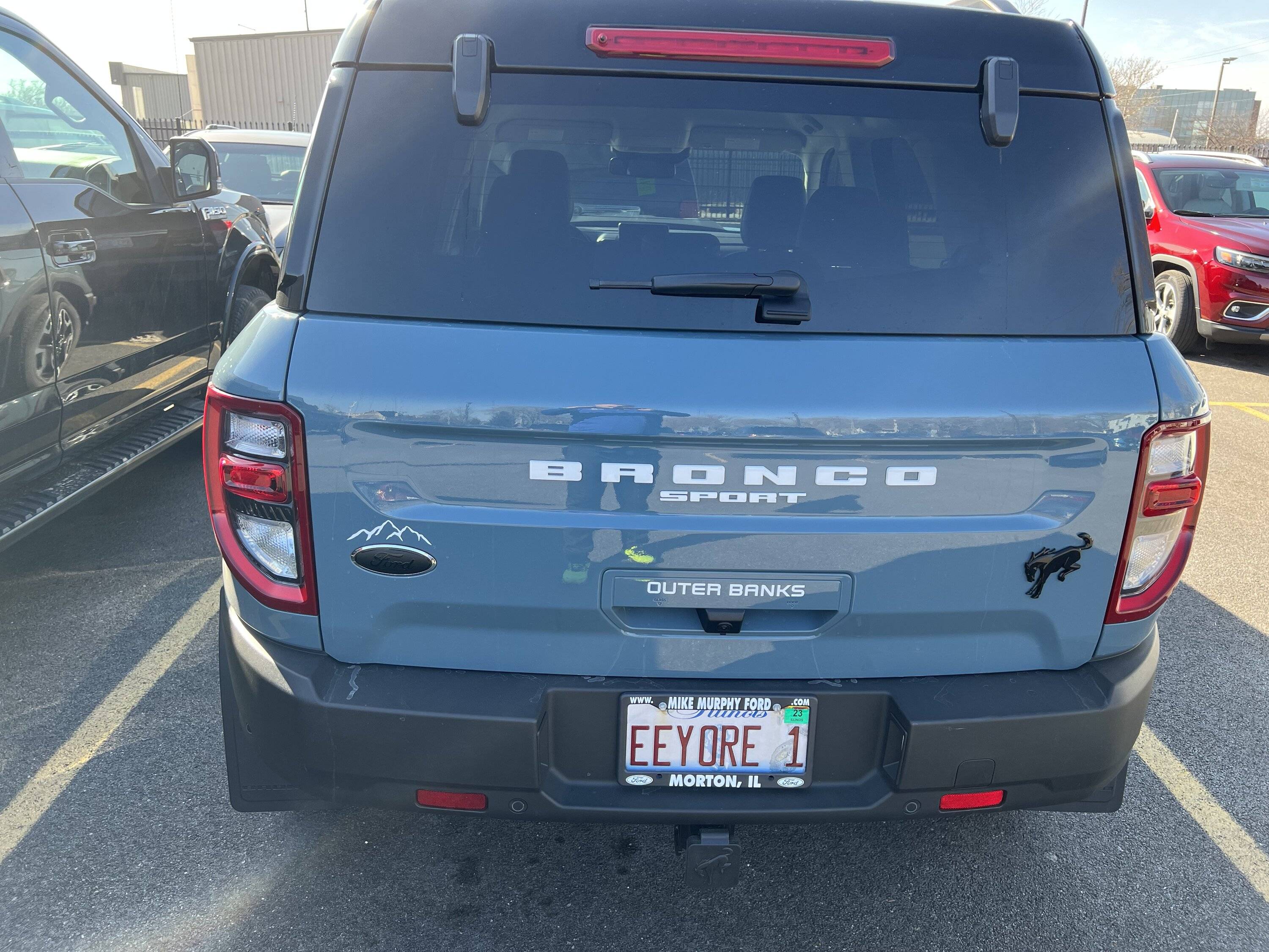 Ford Bronco Sport Anyone put a custom plate on there BS F8A8D0FE-5969-492B-995F-55555F913207