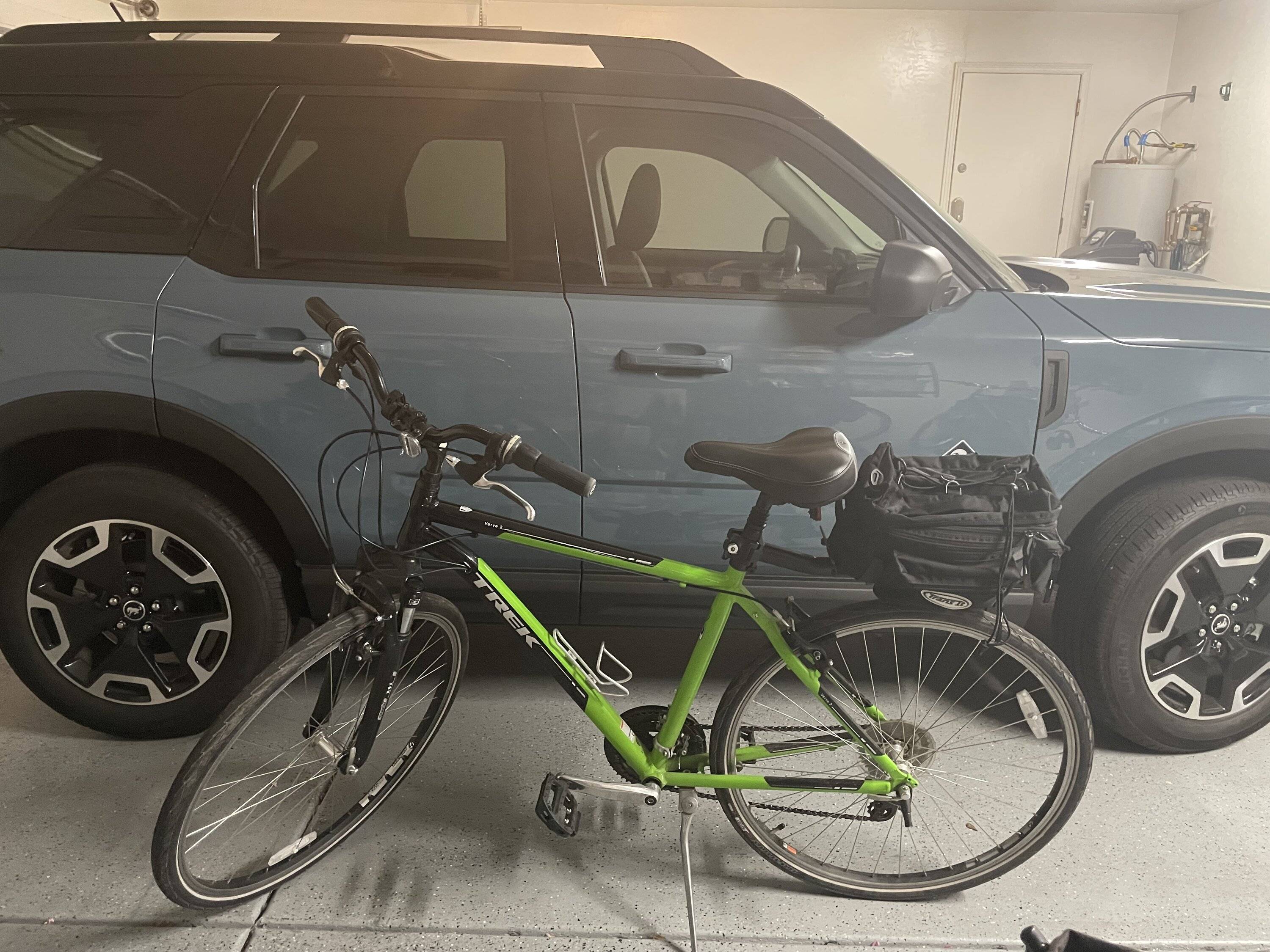 Ford Bronco Sport I do not recommend roof mounted bike racks. Hitch mounted rack is the way to go. 68CE528E-4E51-4EEE-B306-513290AC5533