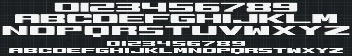 Ford Bronco Sport Liftgate Letters/Numerals to 3D Print all