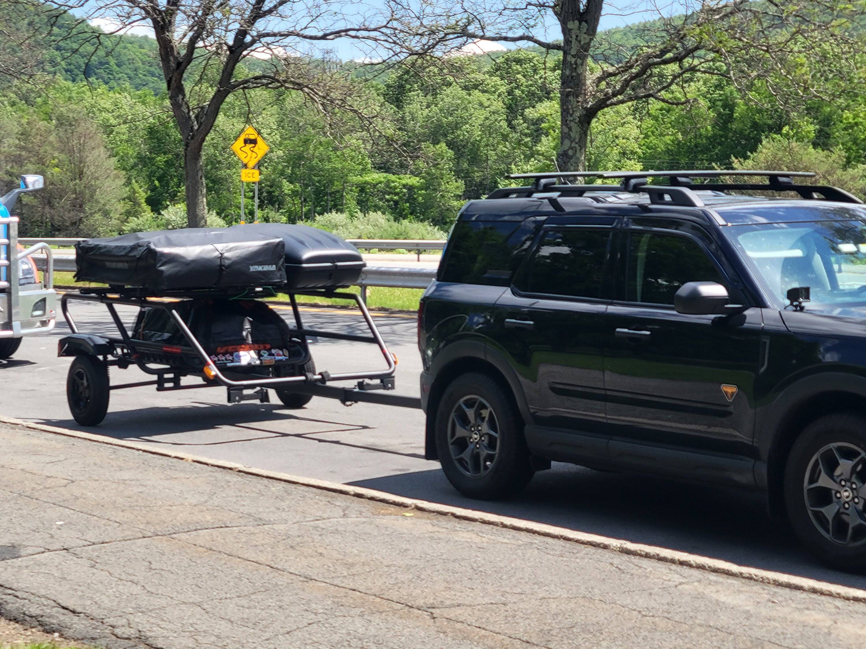 Ford Bronco Sport First road trip towing in my 2021 BS Badlands 20220617_114931