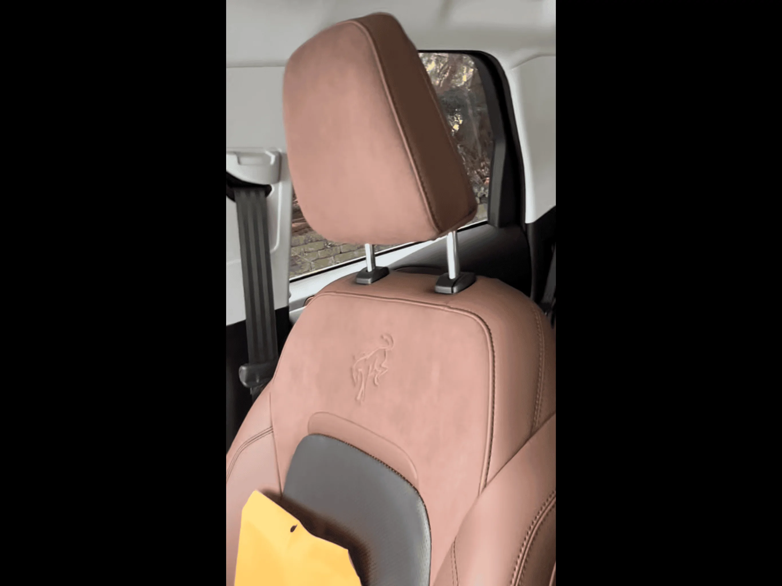 Ford Bronco Sport Leather wrapped Roast Interior differences 2469106E-C901-4BBC-9C58-89A70C4AC286