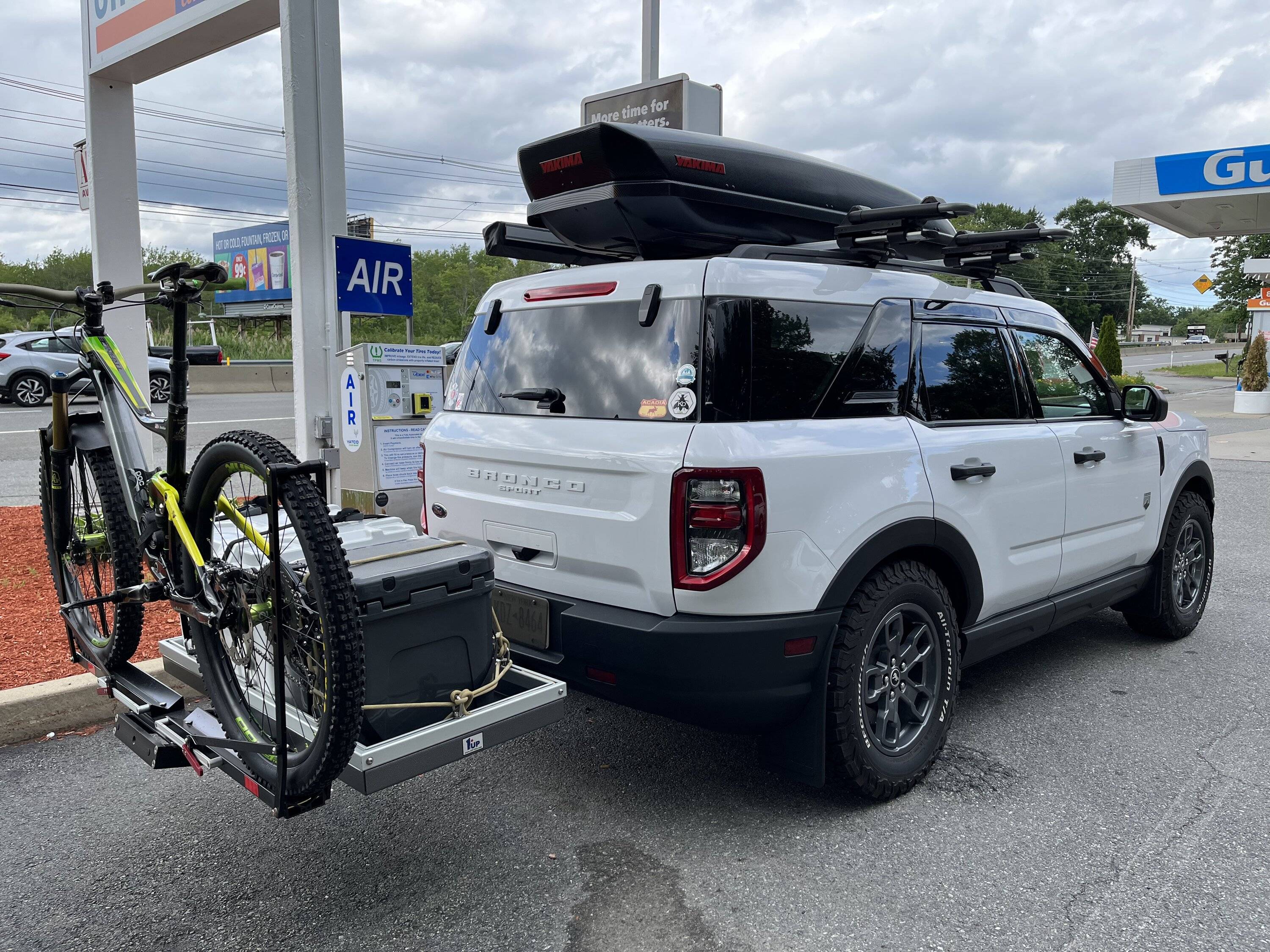 Ford Bronco Sport Big Bend stock height with BFGoodrich 245/65/17. The beginnings of making this into what I want. tempImageTSwhRl