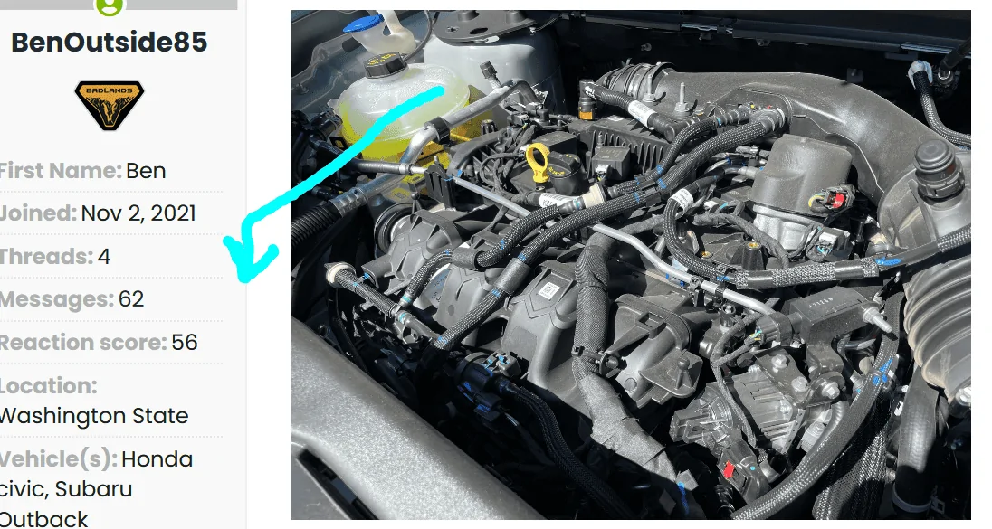 Ford Bronco Sport Engine Block Heater Location? 1656460380682