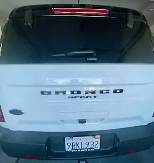 Ford Bronco Sport Installing new lettering on the tailgate of Bronco Sport - factory lettering? IMG_6849