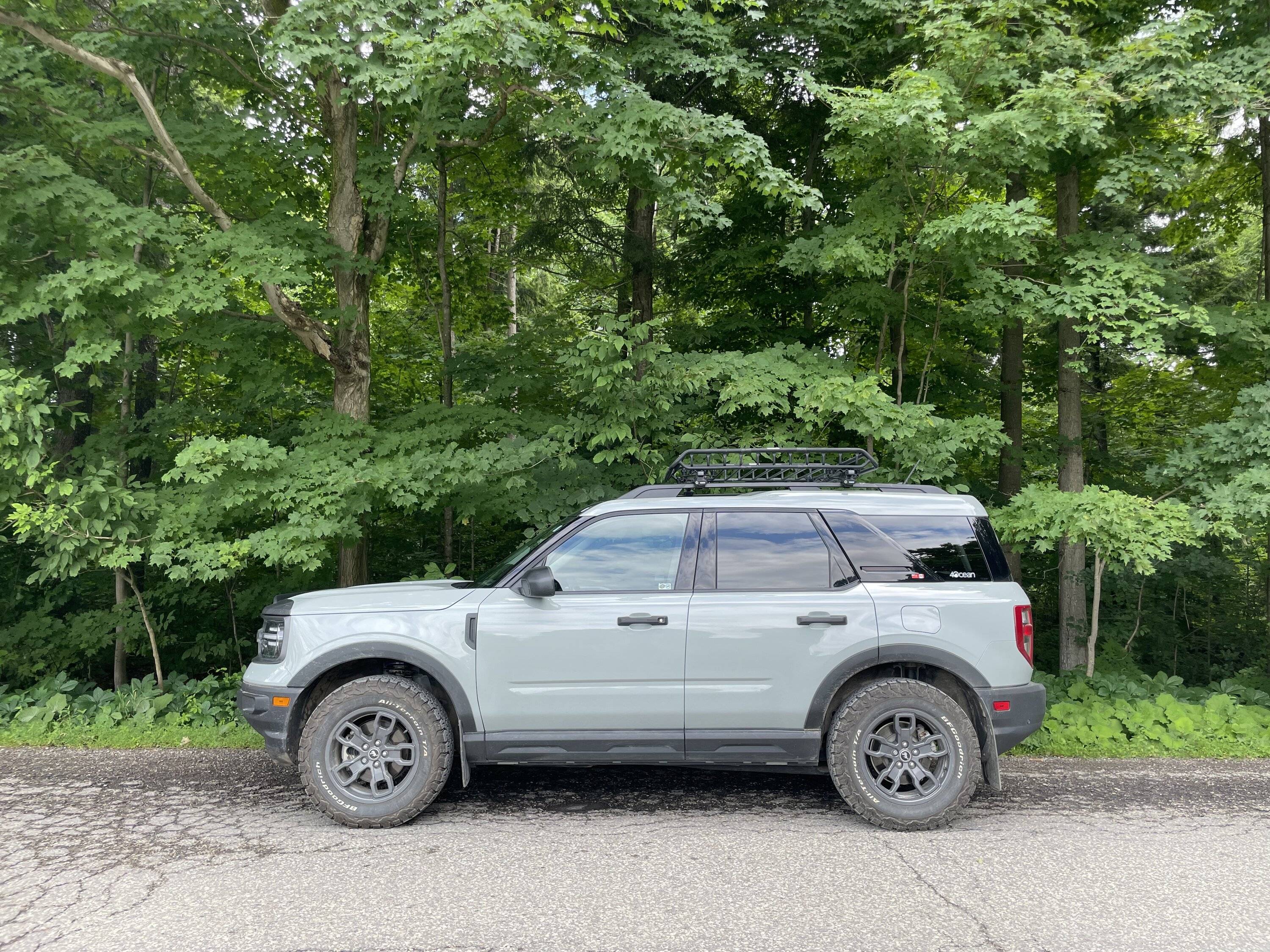 Ford Bronco Sport Big Bend stock height with BFGoodrich 245/65/17. The beginnings of making this into what I want. A282257A-6E90-4FA3-9405-985EA87140C9