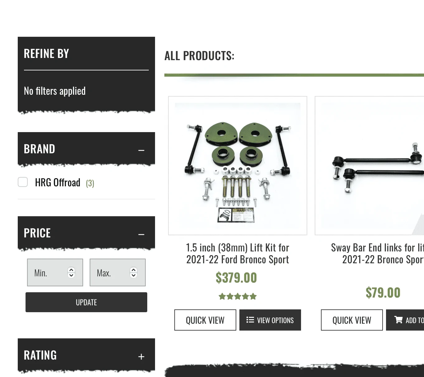 Ford Bronco Sport HRG Lift Kit For SALE (Non-Badlans/First Edition Models) Screen Shot 2022-07-09 at 3.57.16 PM