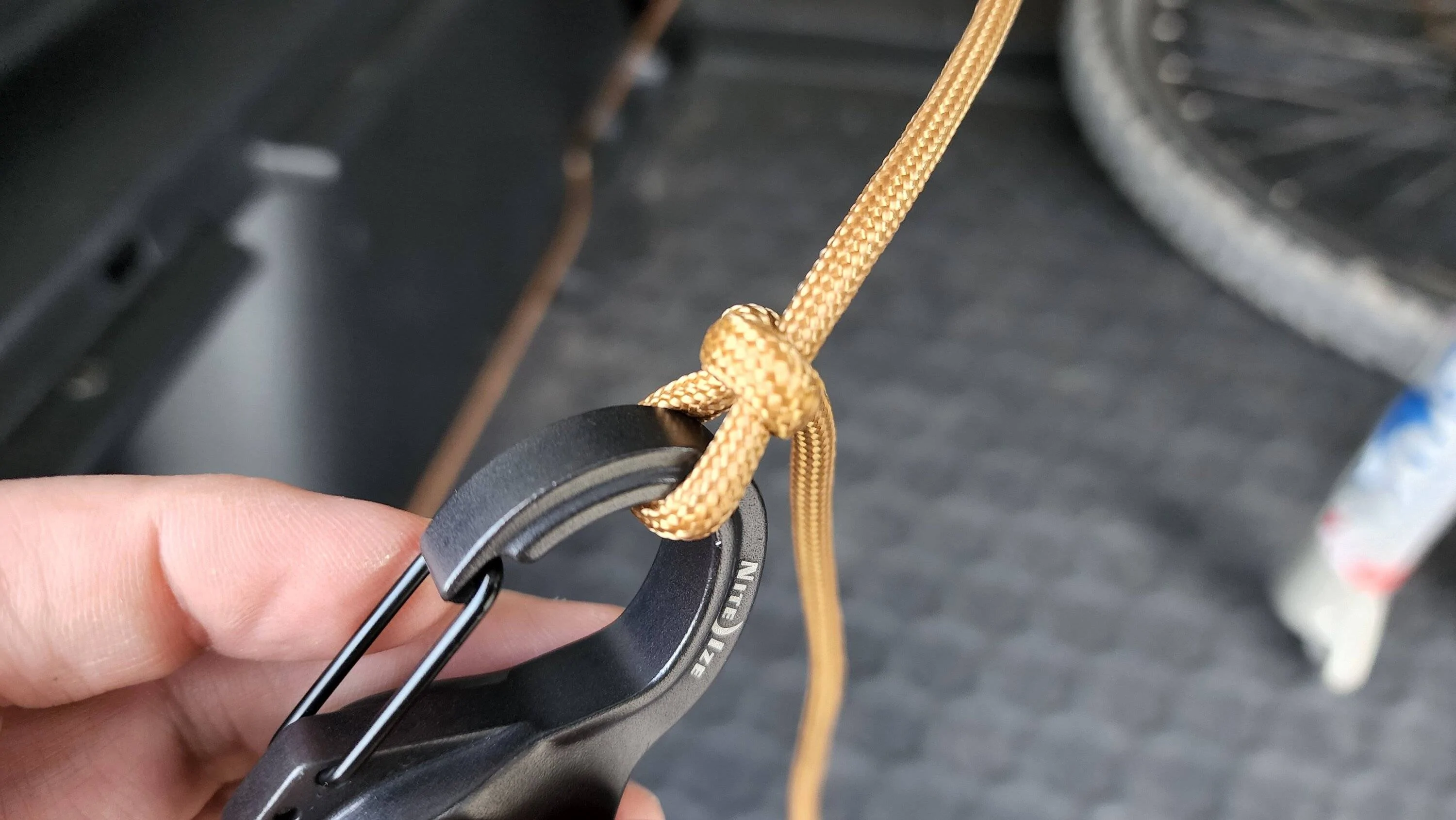 Ford Bronco Sport TUTORIAL: How to rig a bike in the back of your Bronco Sport 20220710_191102