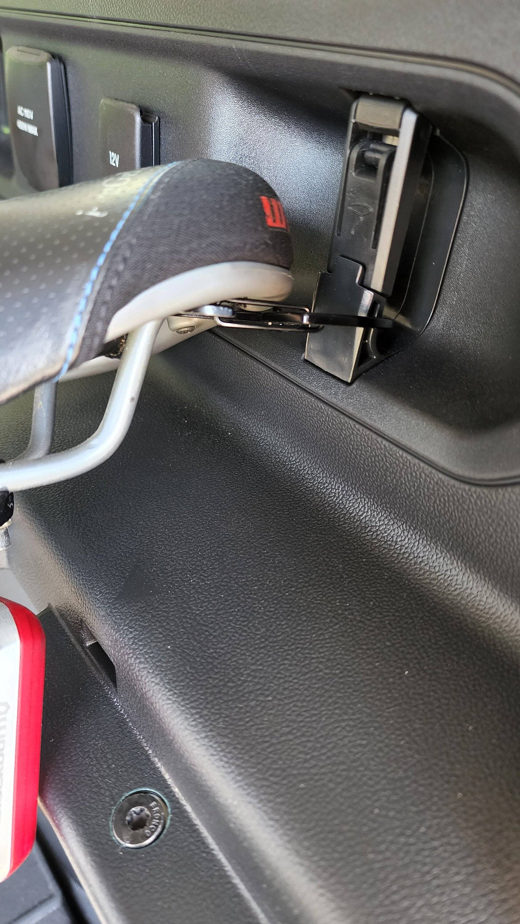 Ford Bronco Sport TUTORIAL: How to rig a bike in the back of your Bronco Sport 20220710_172608