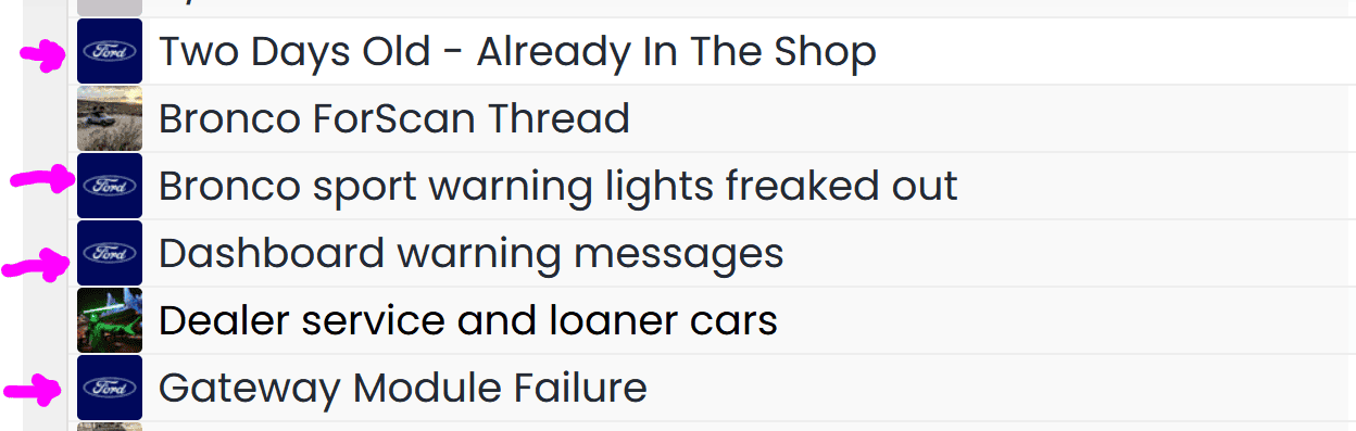 Ford Bronco Sport Roof separating 1657555883800